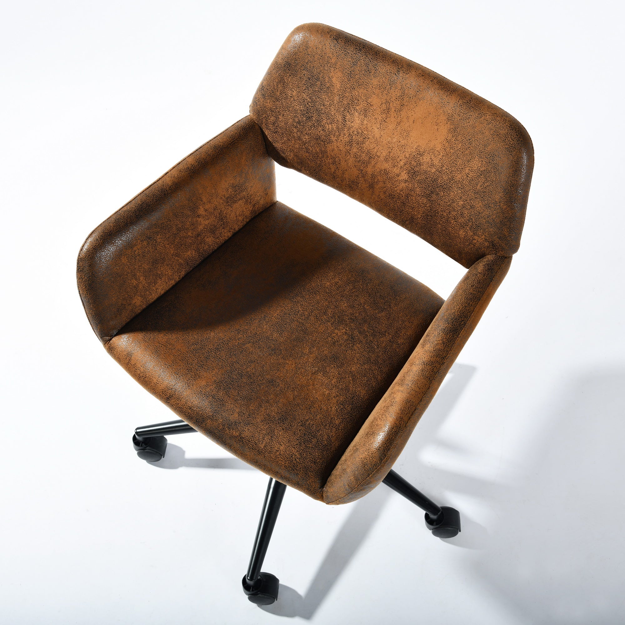 Ross Ergonomic Upholstered Office Chair with Metal Legs