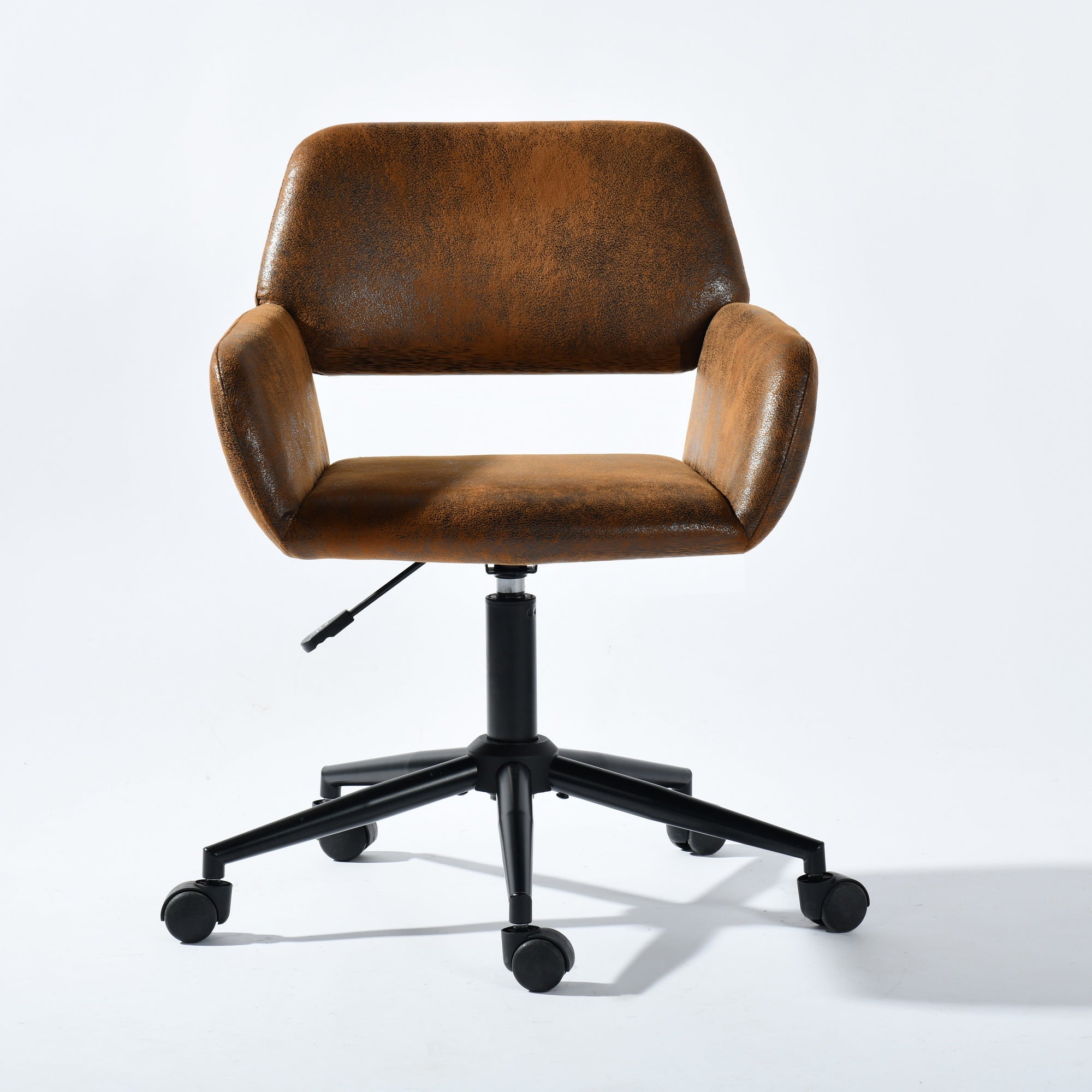 Ross Ergonomic Upholstered Office Chair with Metal Legs