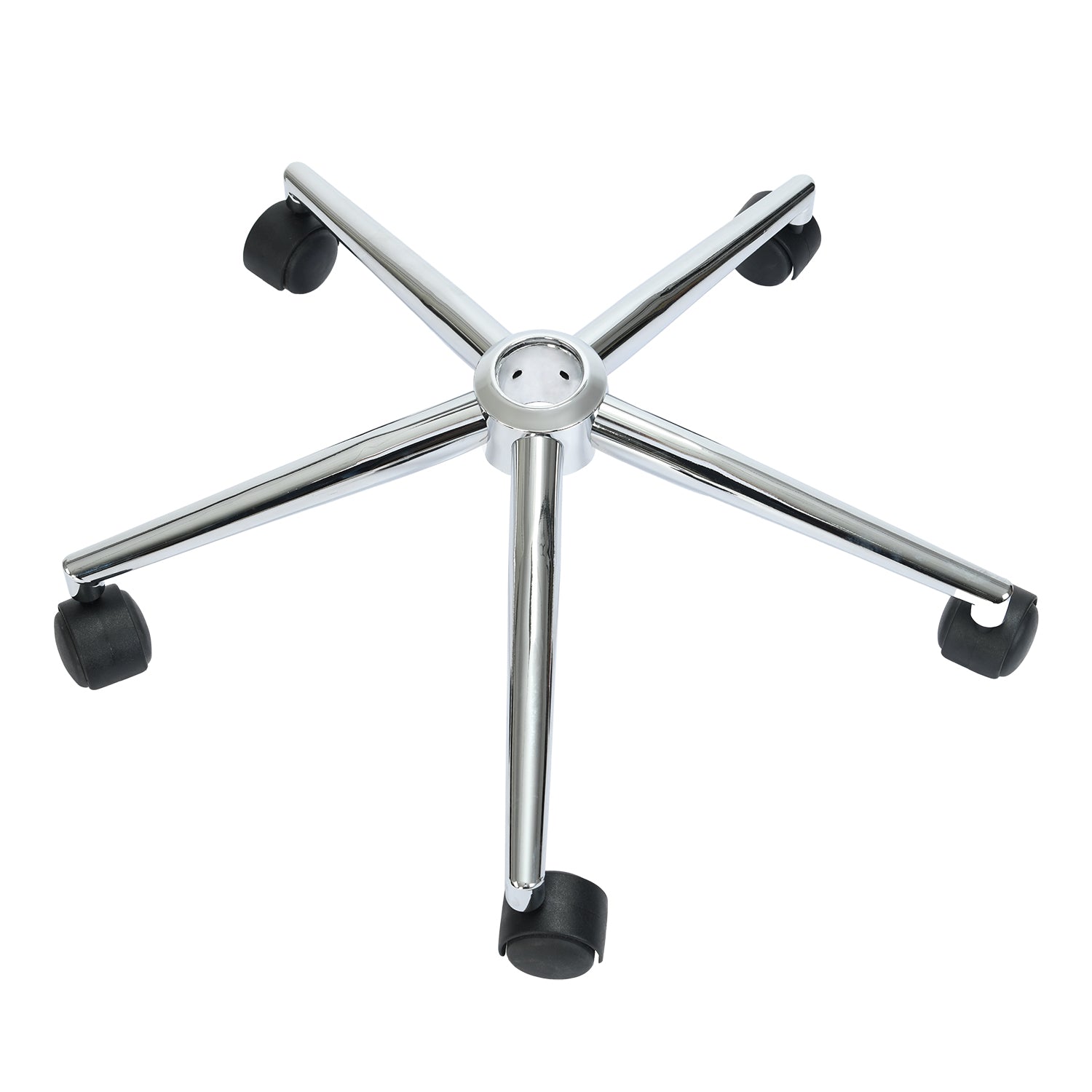 Homy Casa ROSS Adjustable Fabric Task Chair with Chrome Base and PU Casters, Beige, Open Box