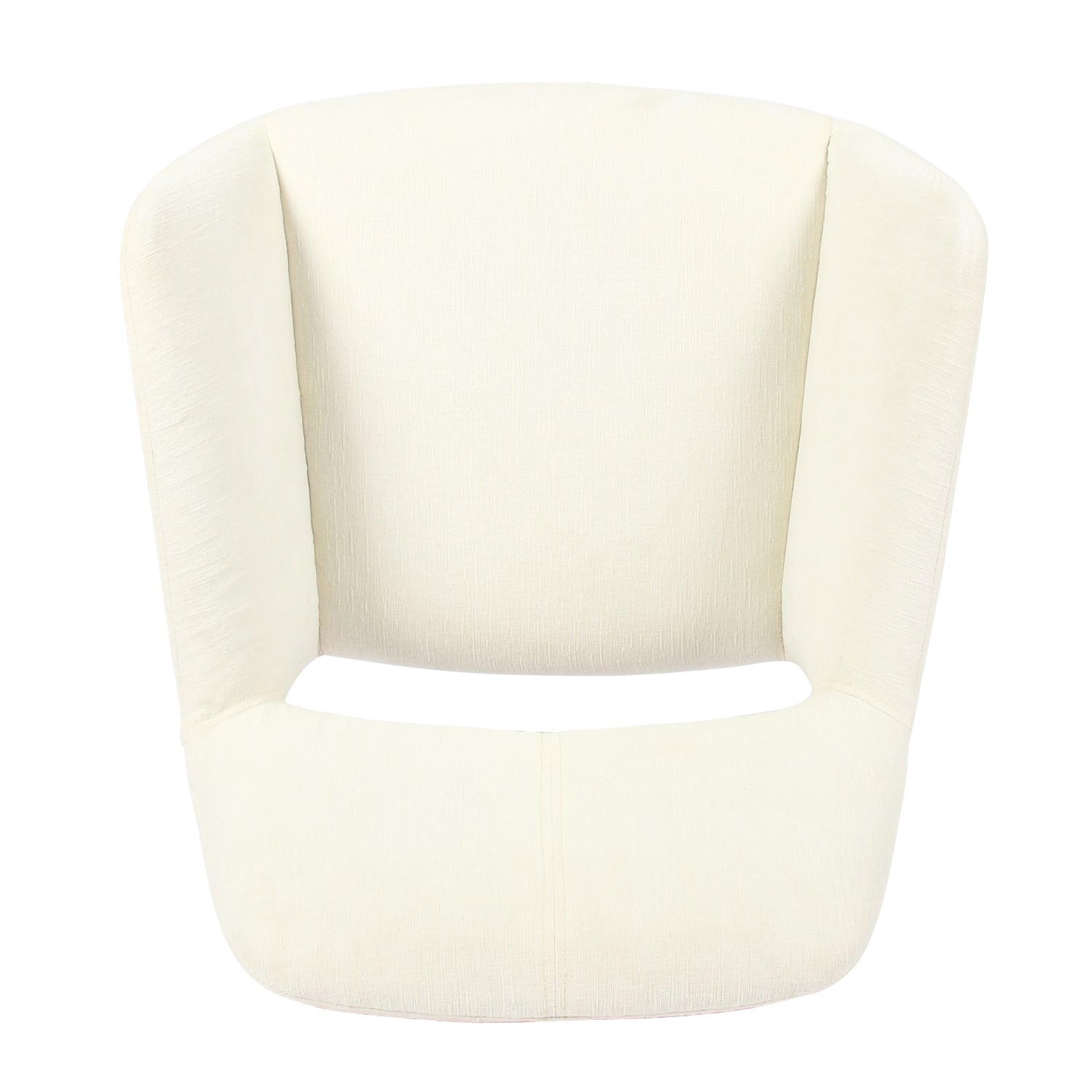 Homy Casa ROSS Adjustable Fabric Task Chair with Chrome Base and PU Casters, Beige, Open Box