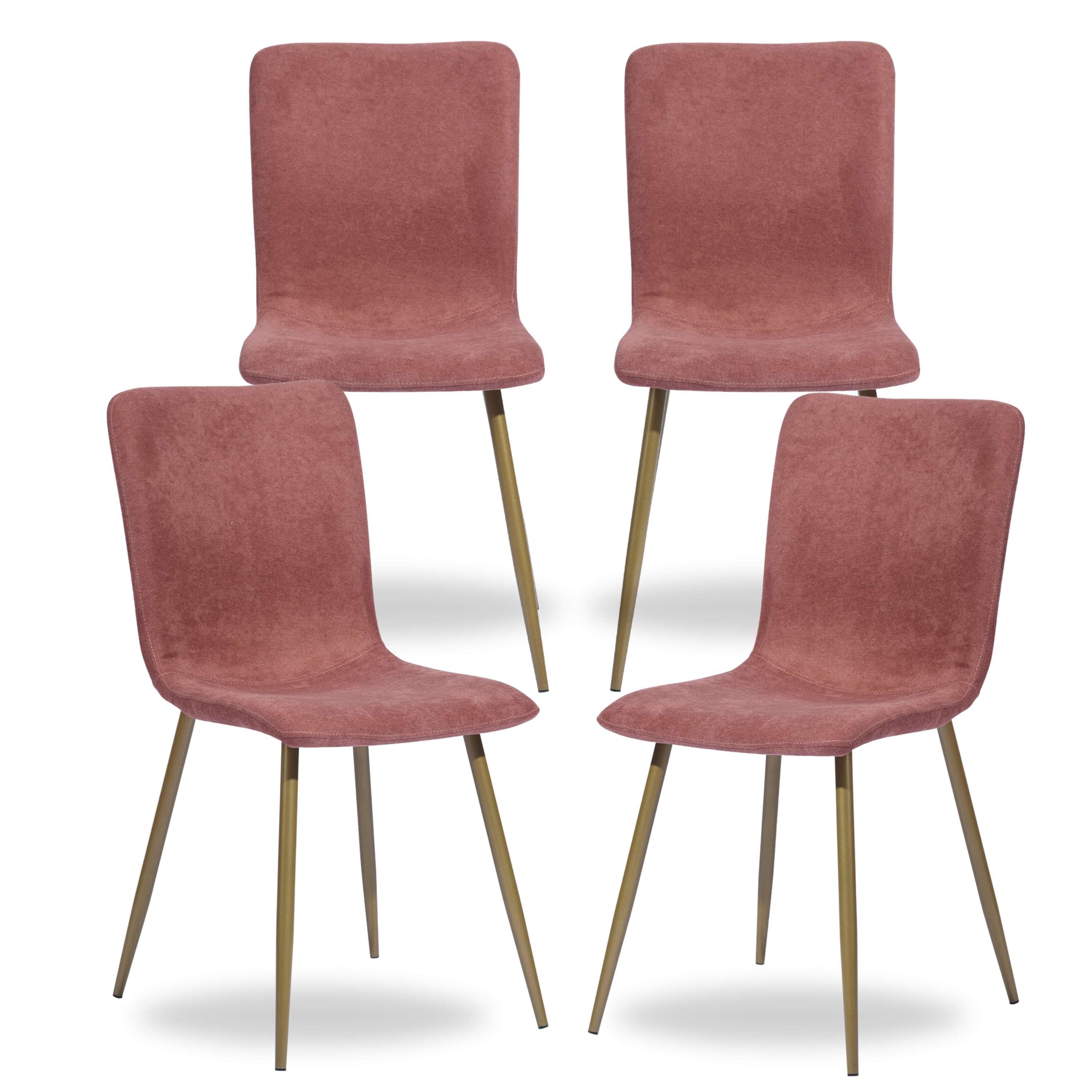 Homy Casa SCARGILL CORAL 4PCS Modern Dining Chair for Kitchen and Dining Room Open Box