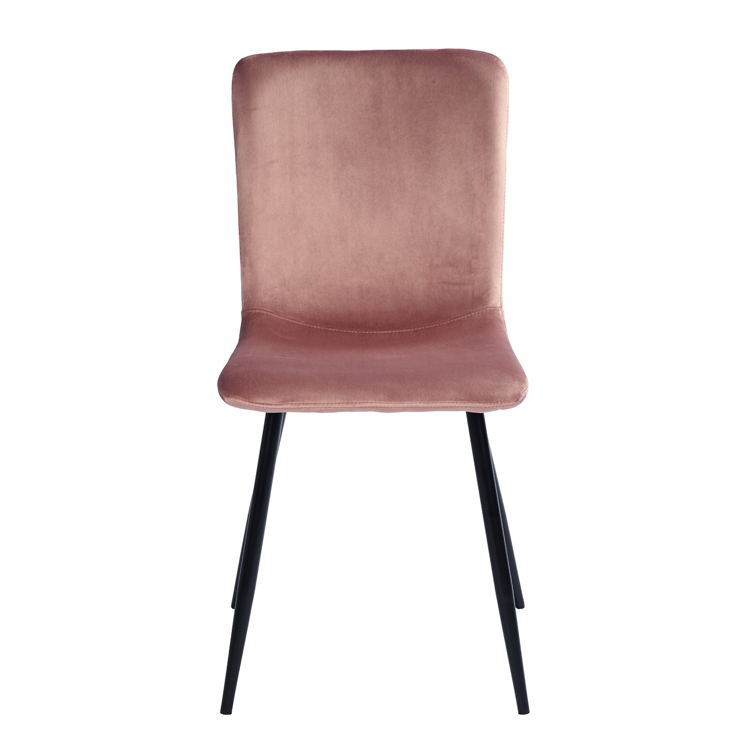 Homy Casa SCARGILL 4PC Velvet Rose Dining Chair Open Box