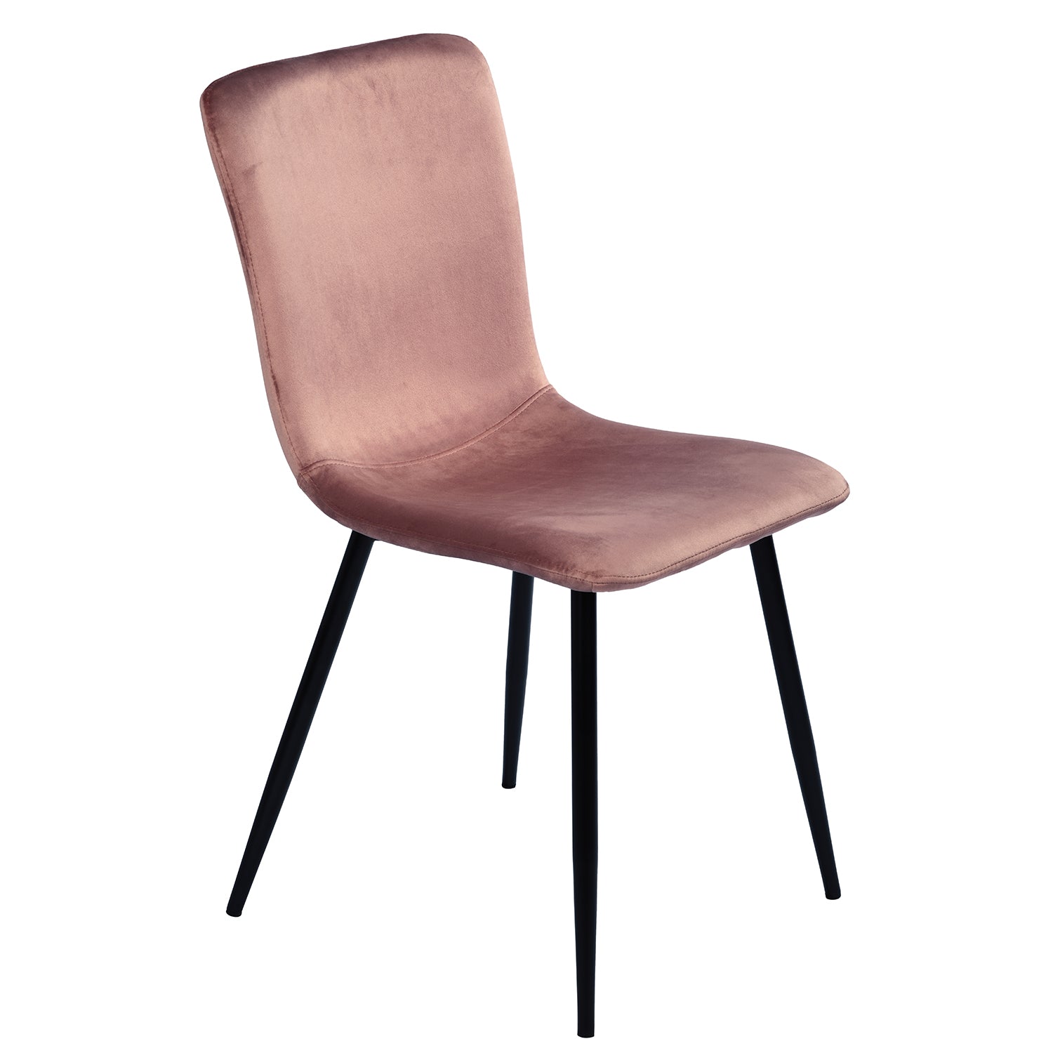 Homy Casa SCARGILL 4PC Velvet Rose Dining Chair Open Box