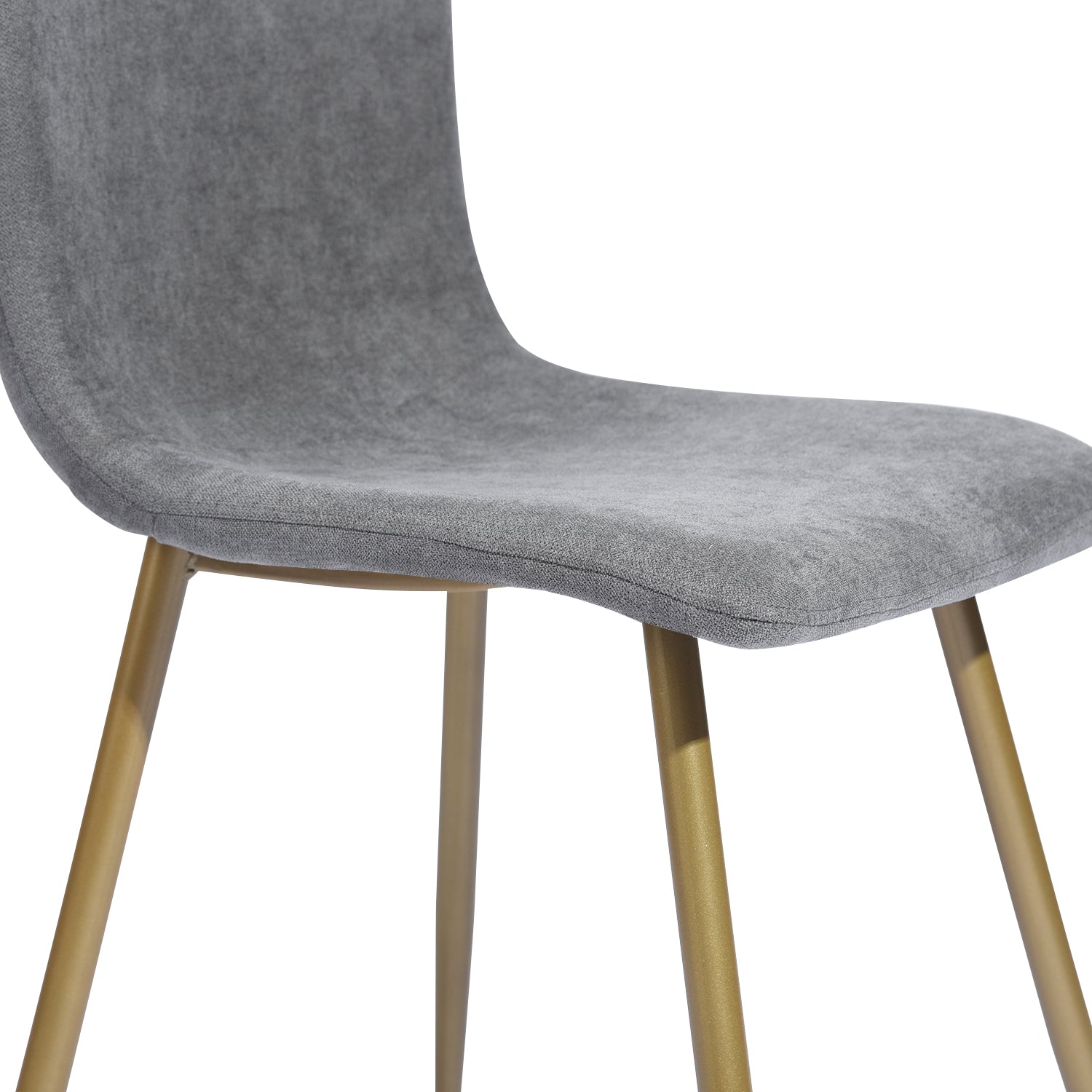 Homy Casa Scargill Modern Upholstered Dining Chair, Dark Grey,Open Box