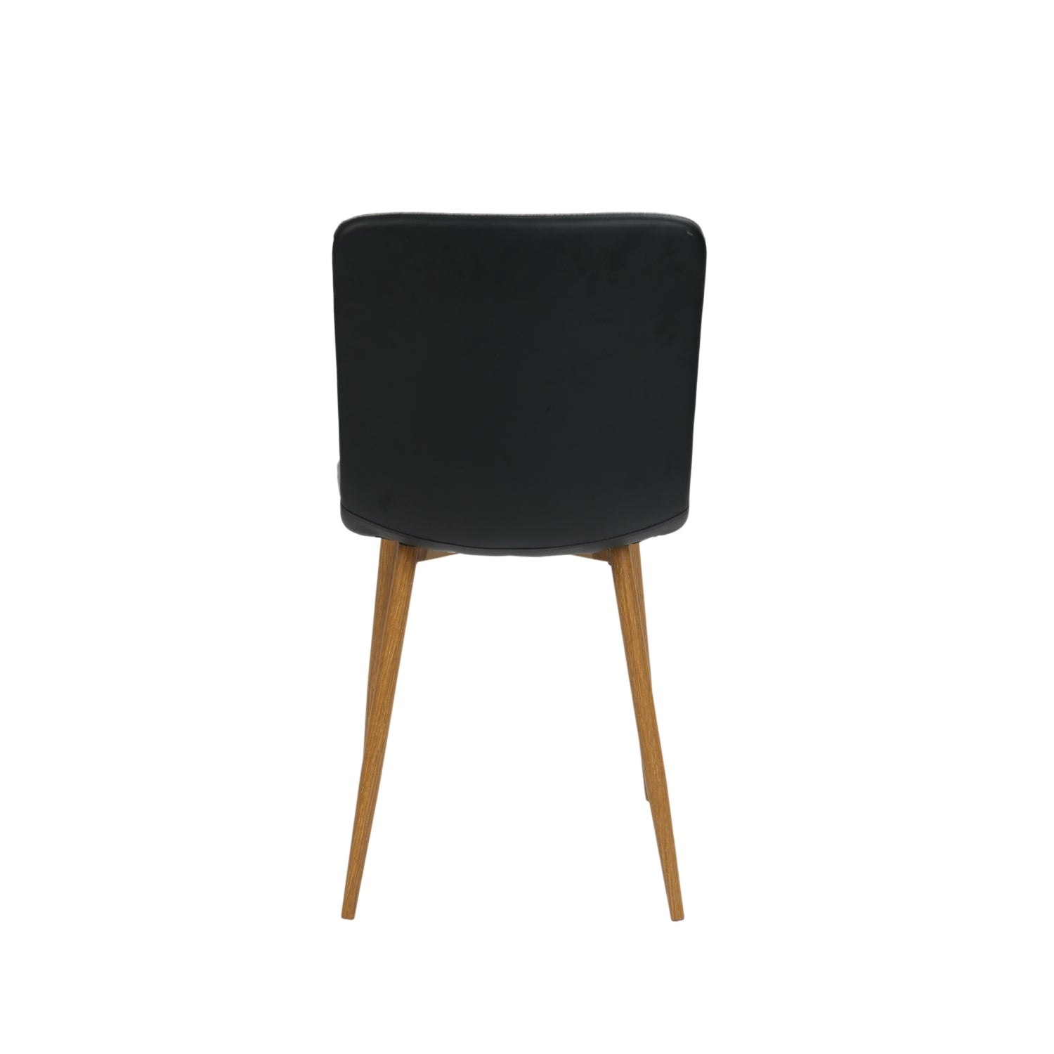 Homy Casa SCARGILL 4PC DARK GREY Modern Dining Chairs, Fabric Seat, Golden Steel Frame ,Open Box