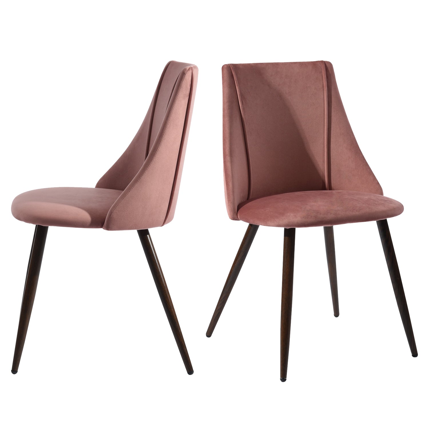 Homy Casa SMEG Titanium Dining Chair "20.67" x 19.49" x 32.68" Modern Upholstered Seating for Kitchen & Dining Room Open Box