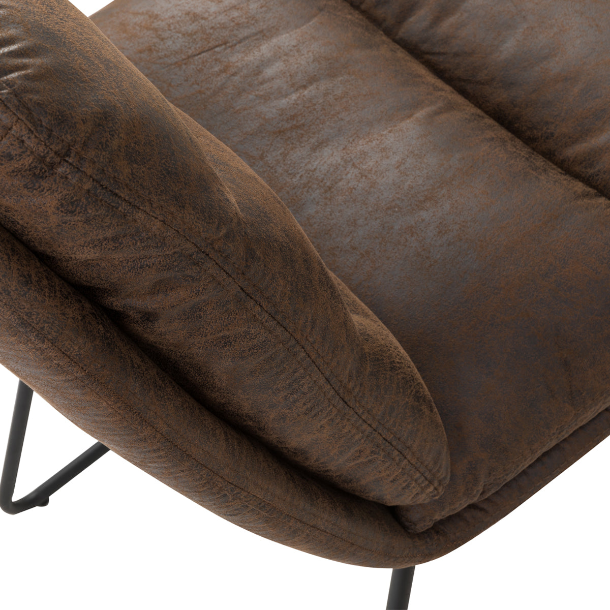 Homy Casa STEFFEN BROWN 20.08" W x 26.77" D x 35.04" H Kitchen & Dining Room Chair Open Box