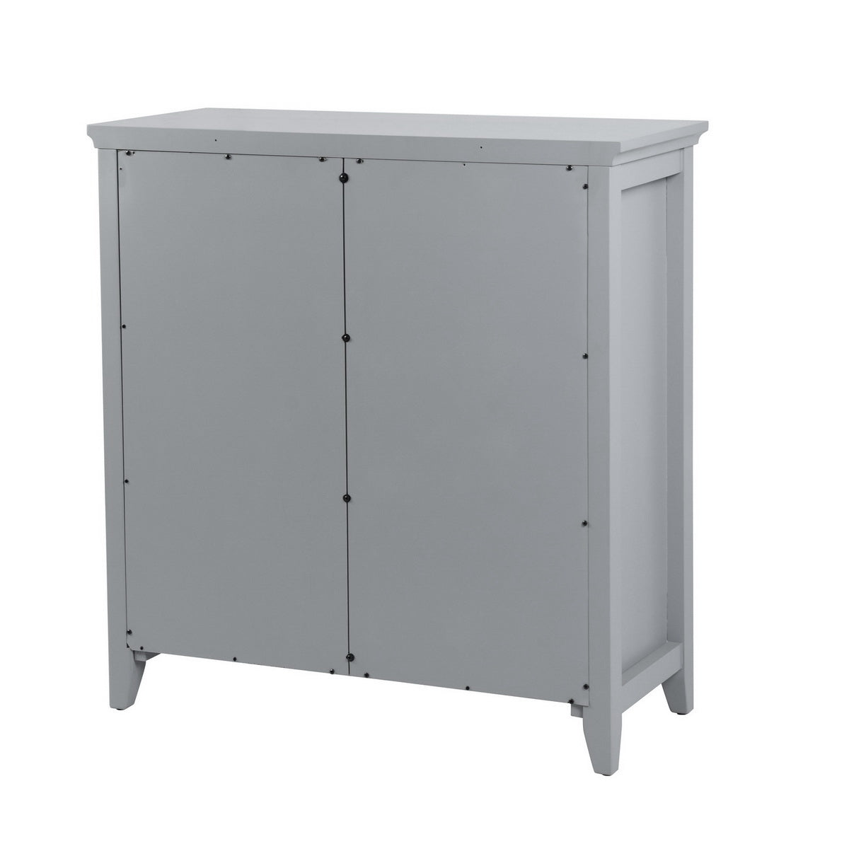 Homy Casa TANEKA GREY Storage Cabinet for Living Room, Bedroom, or Office Open Box