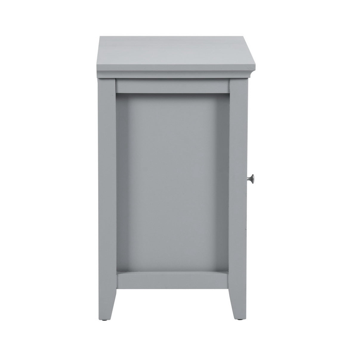 Homy Casa TANEKA CABINET GREY Multi-Purpose Storage Cabinet Open Box