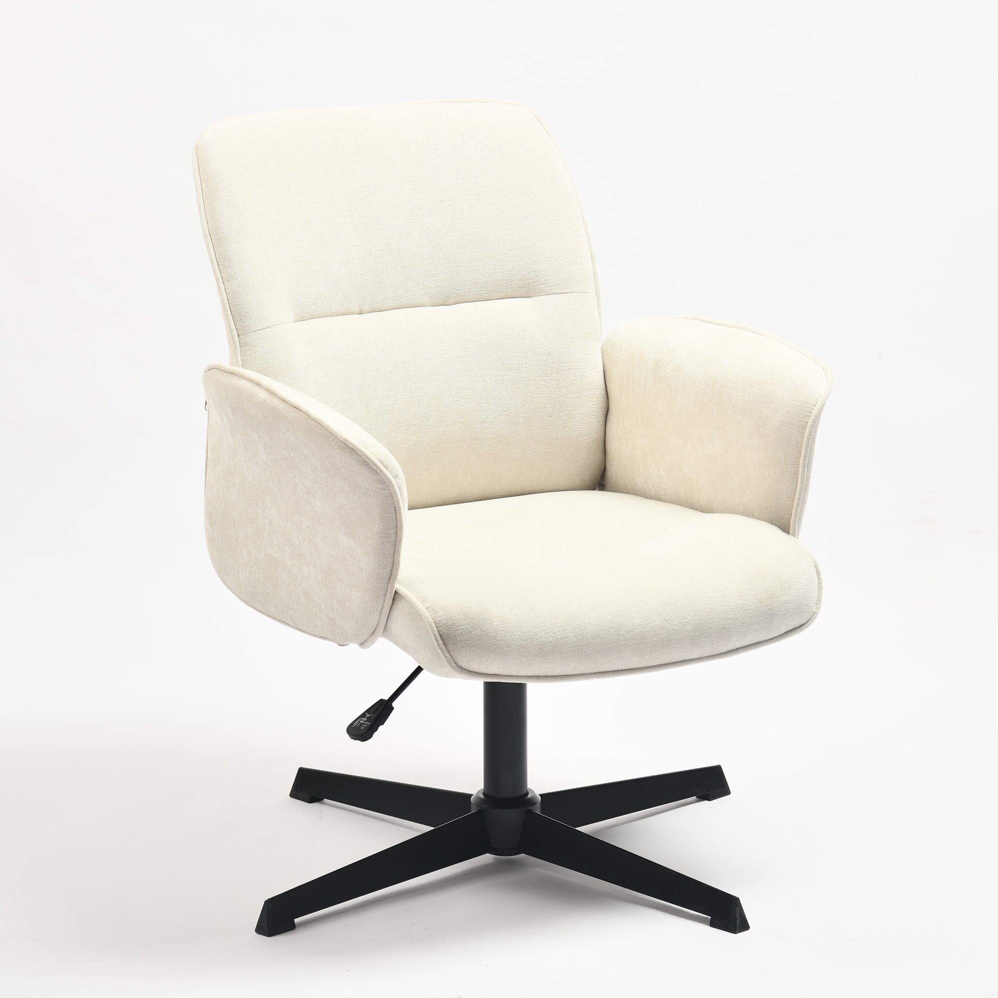 Homy Casa Thomasina Adjustable Office Chair in Beige