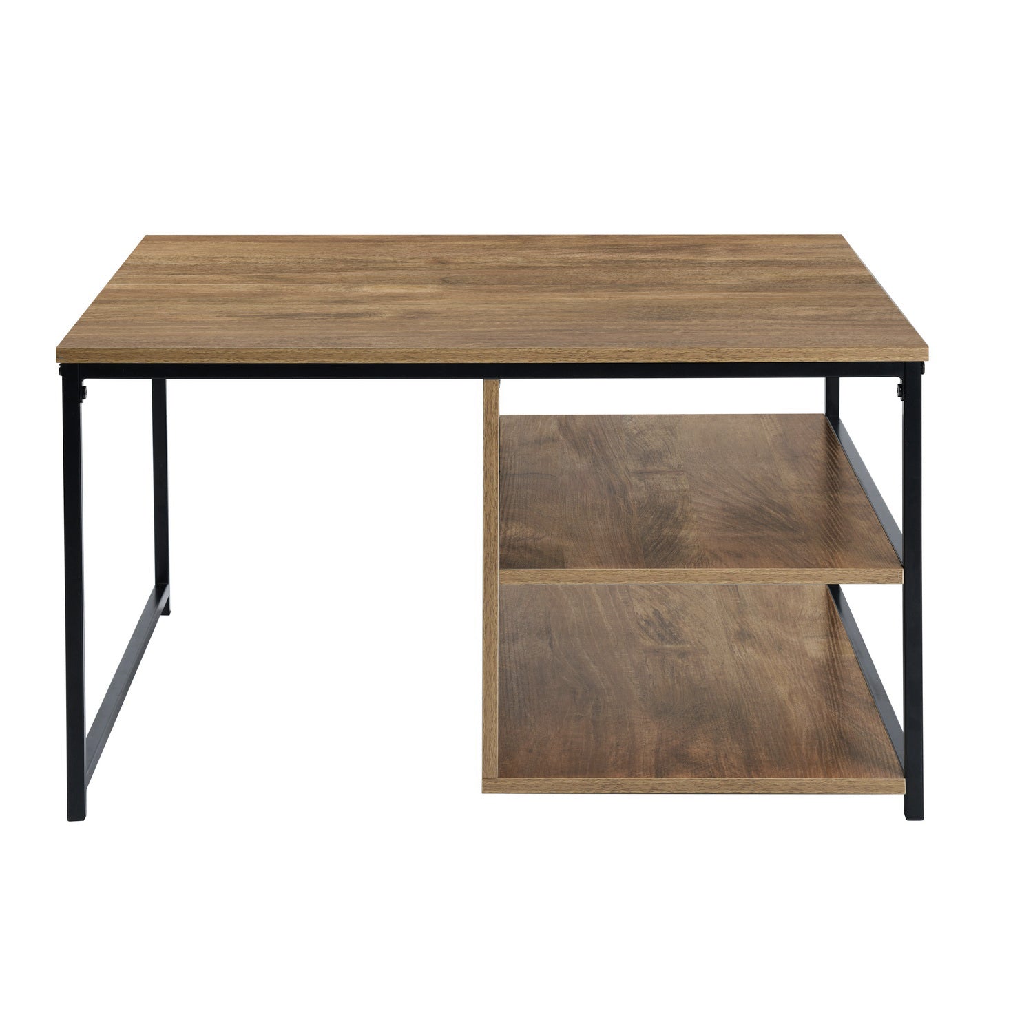 Homy Casa Ufuoma 31.5" Coffee Table Storage Shelf Open Box