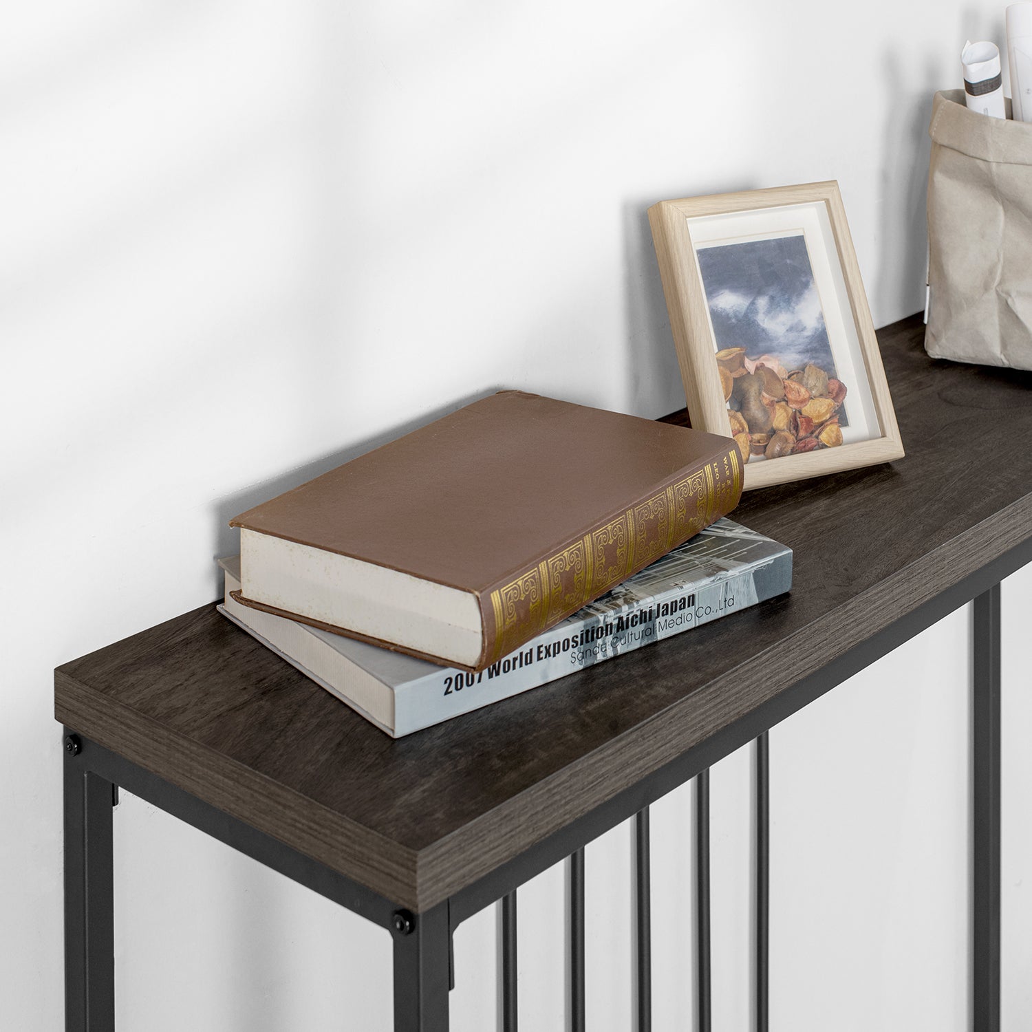 Homy Casa Zen 39.4" Modern Console Table, Open Box