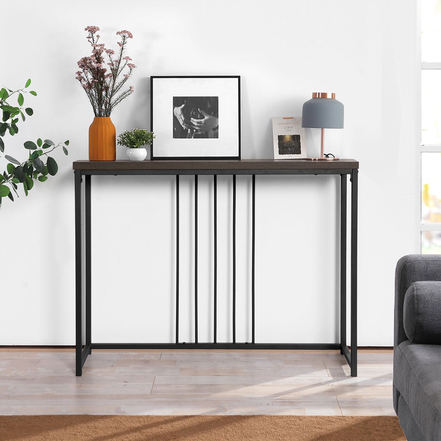 Homy Casa Zen 39.4" Modern Console Table, Open Box
