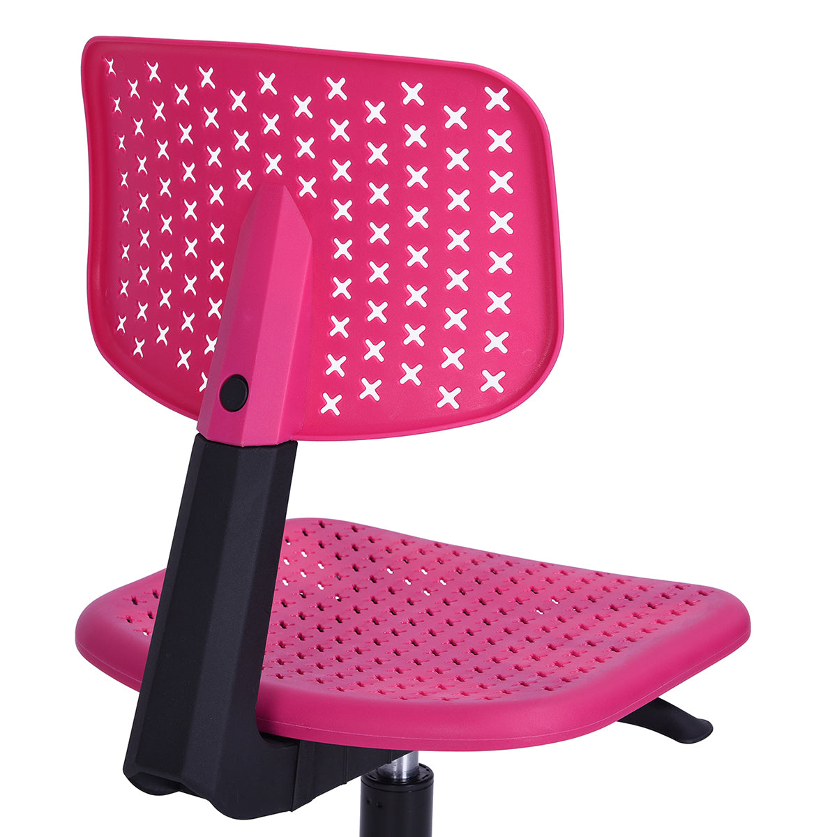 IWC Adjustable Swivel Study Chair with Ergonomic Design Pink