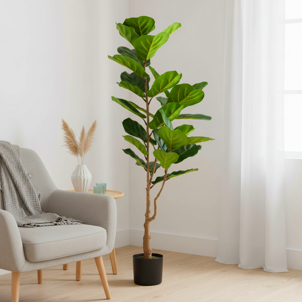 Ficus Faux Fiddle Leaf Fig Tree