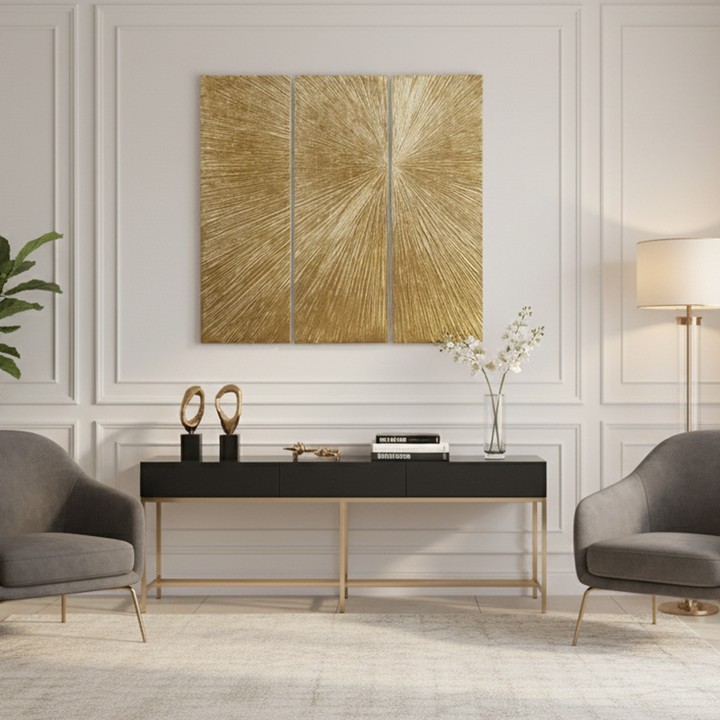 Metallic Gold Finish