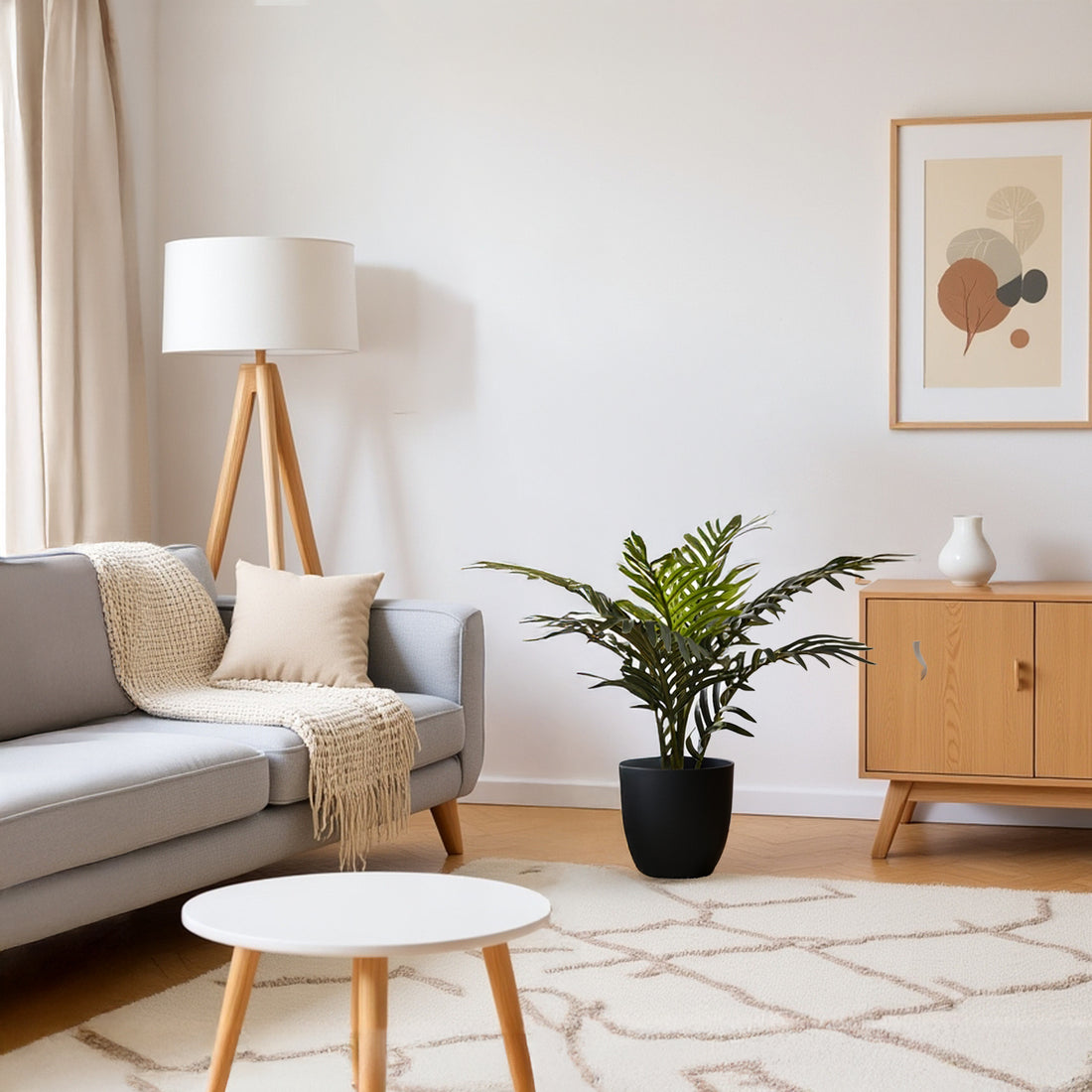 Modern Black Pot