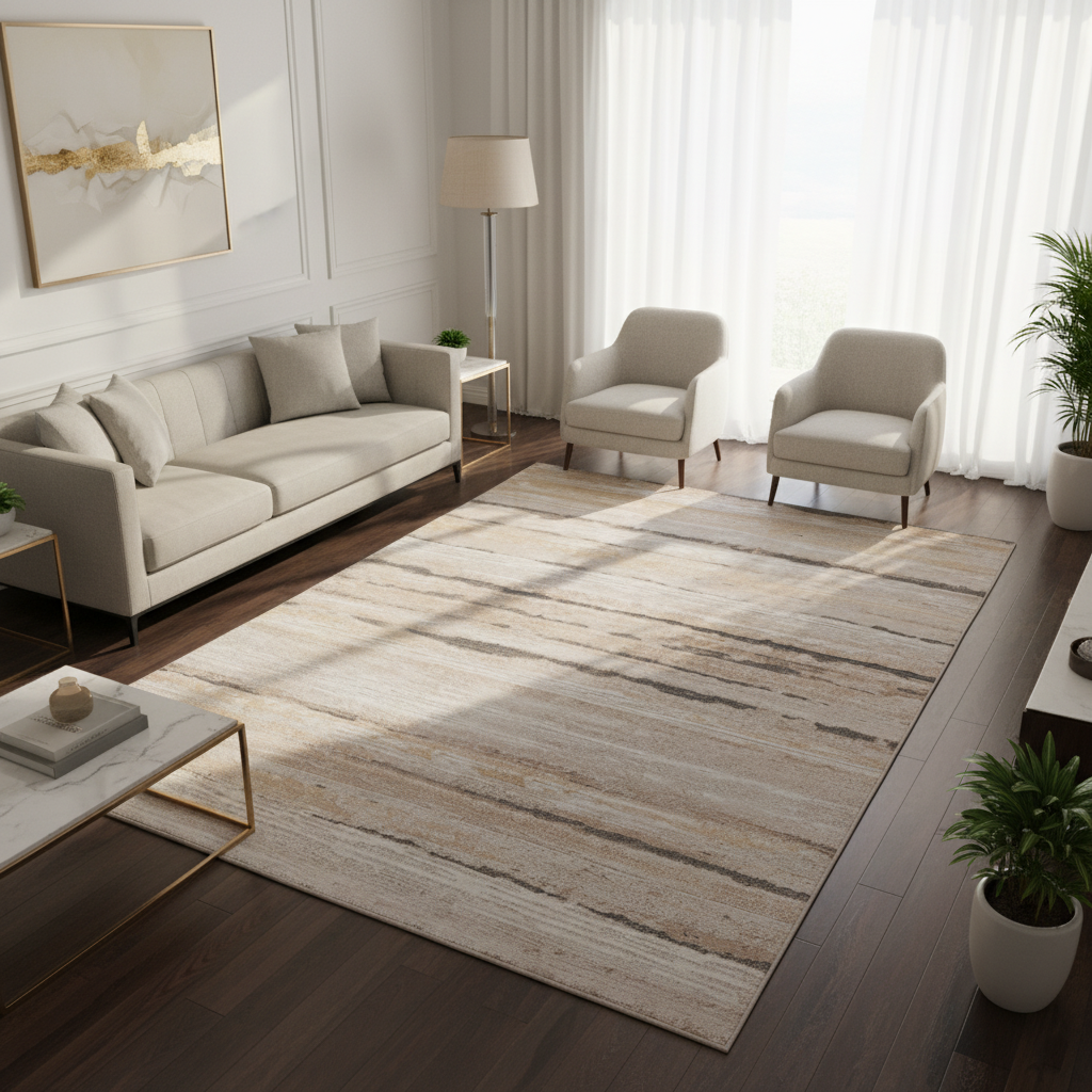 Eucalyptus Striped Area Rug