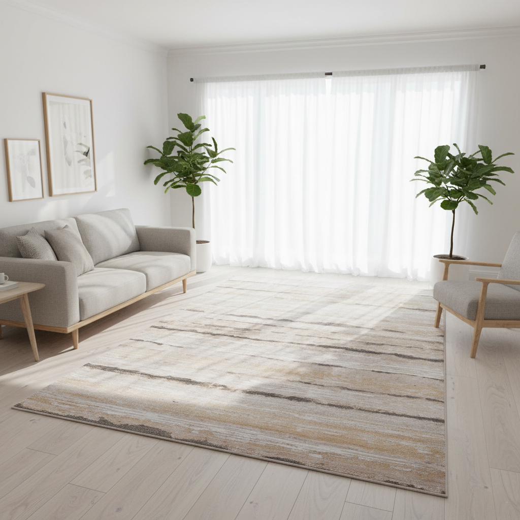 Eucalyptus Striped Area Rug