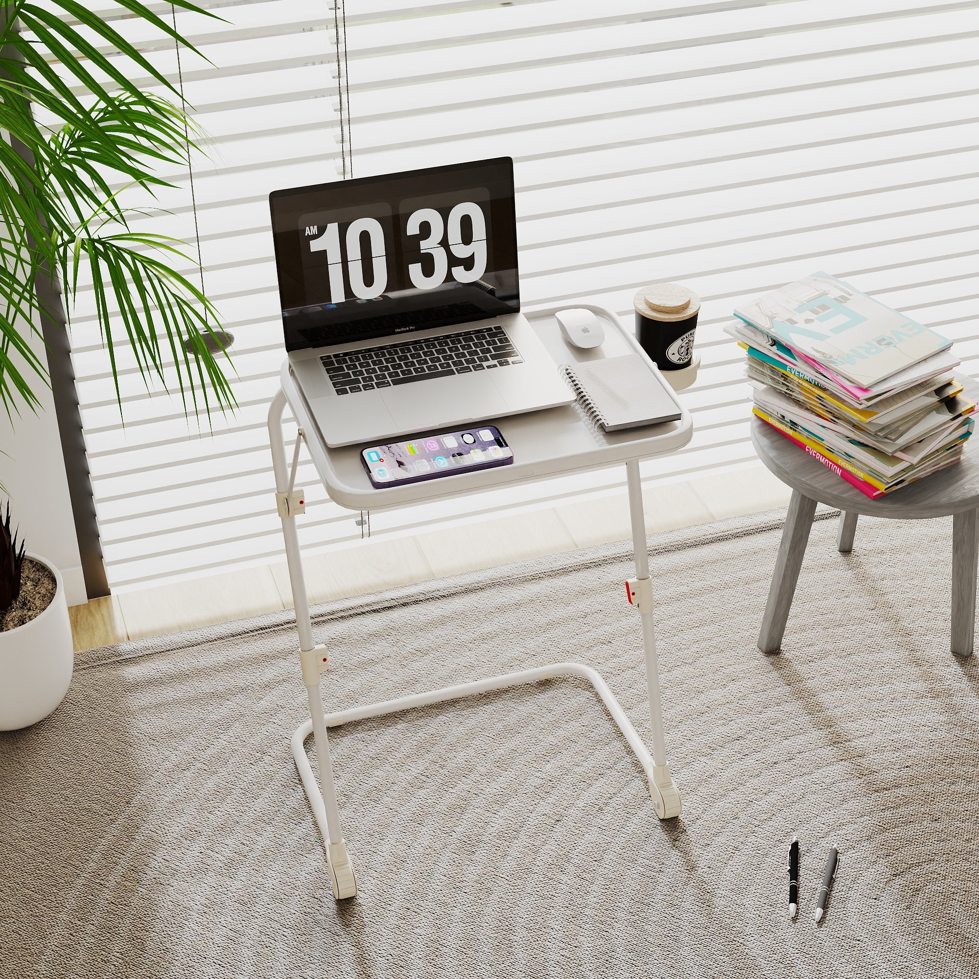 Baseline Adjustable Folding Table Desk for Gaming, Work & Study