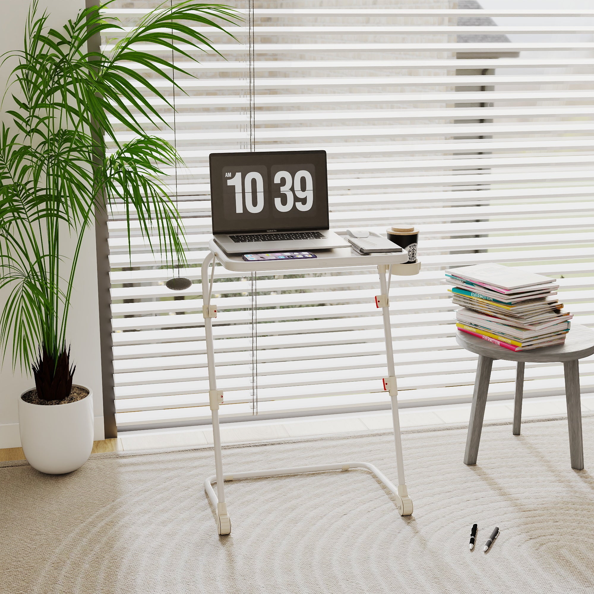 Baseline Adjustable Folding Table Desk for Gaming, Work & Study