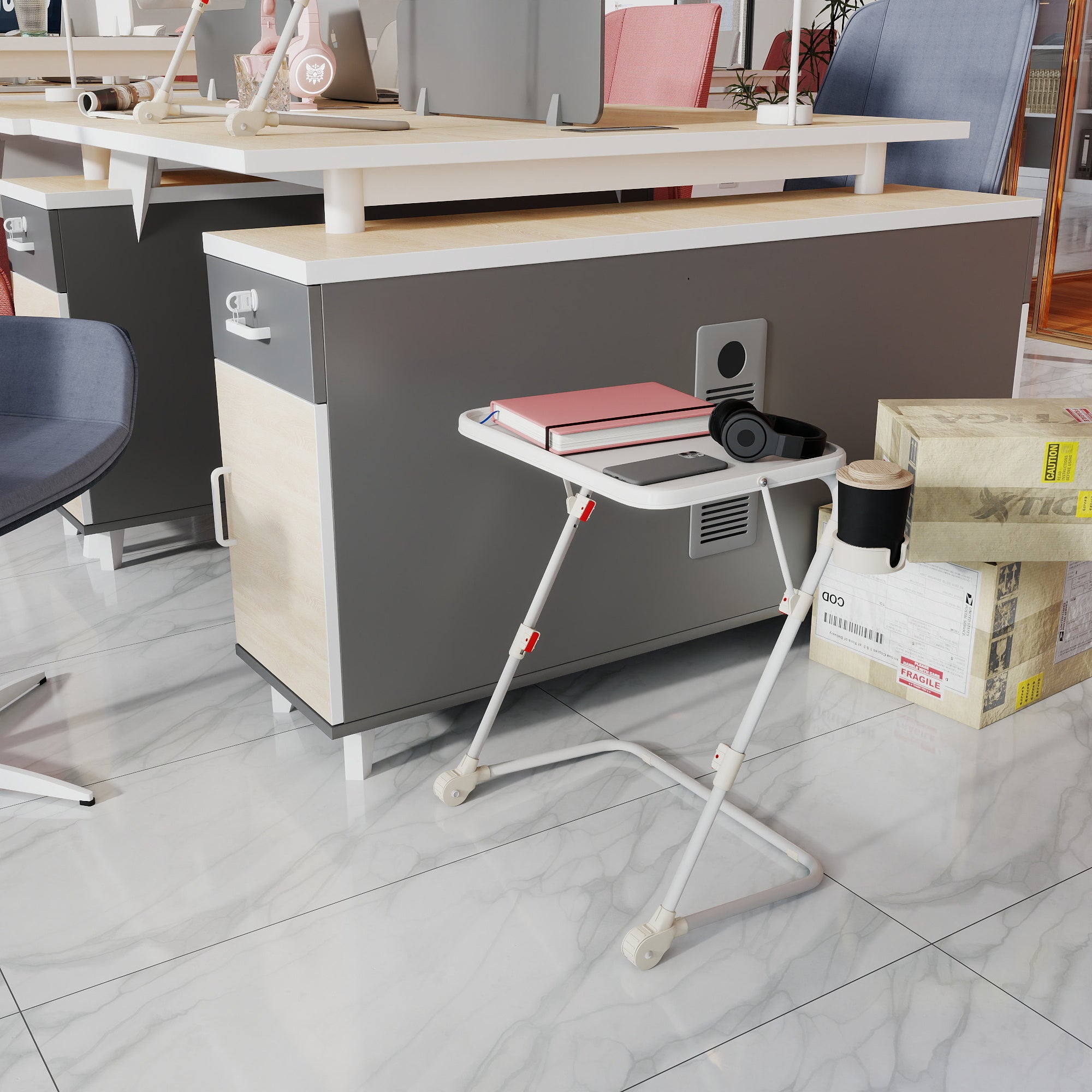 Baseline Adjustable Folding Table Desk for Gaming, Work & Study