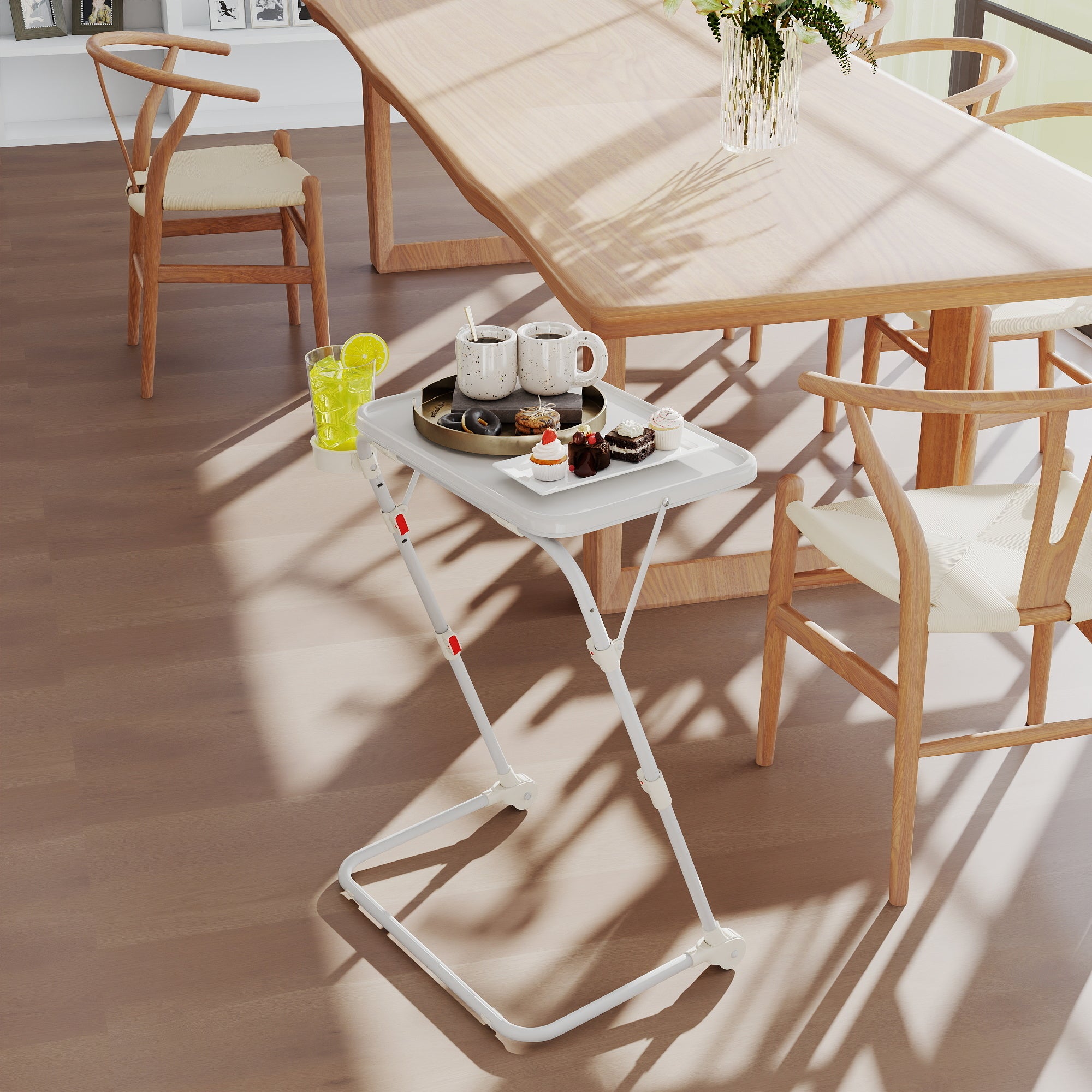 Baseline Adjustable Folding Table Desk for Gaming, Work & Study