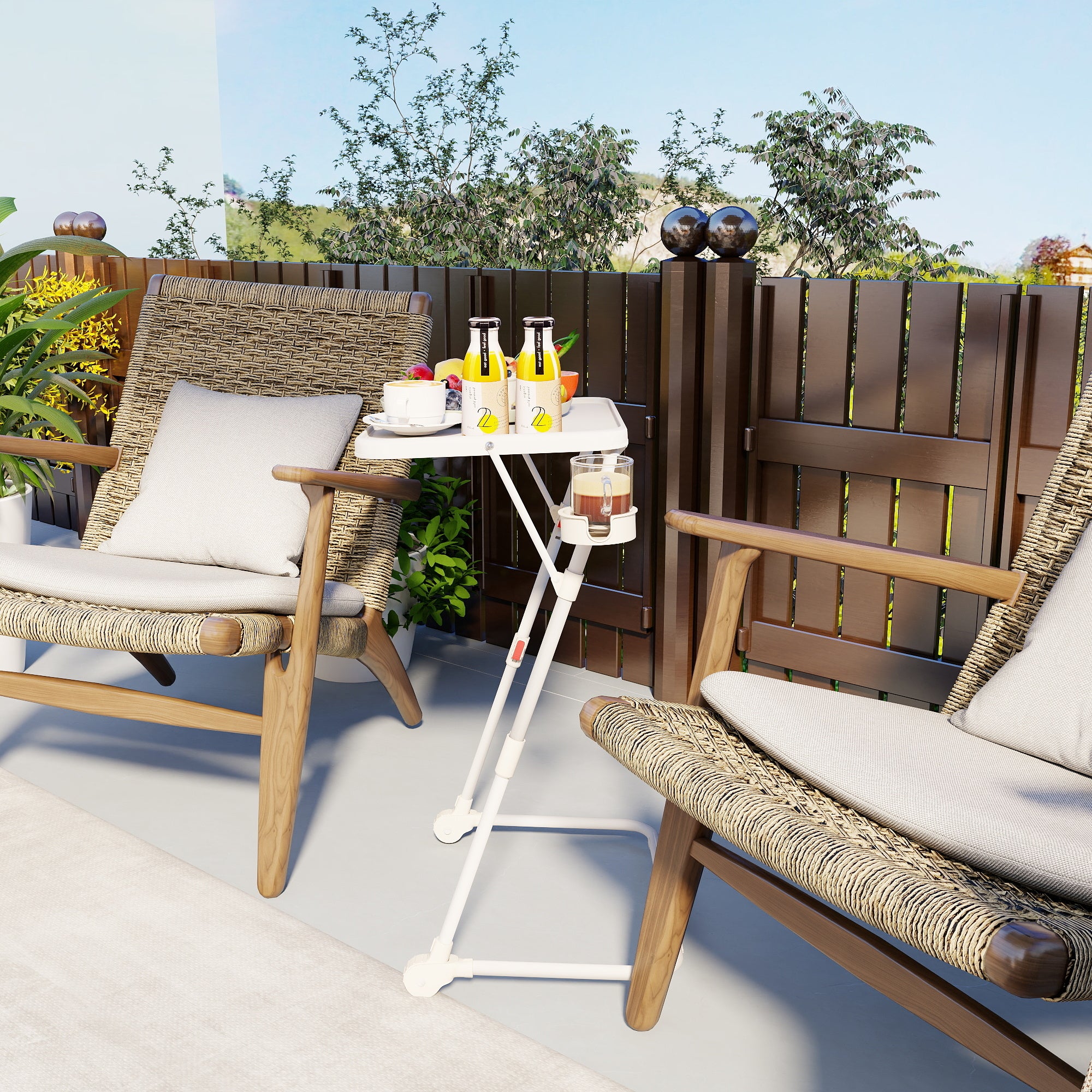 Baseline Adjustable Folding Table Desk for Gaming, Work & Study