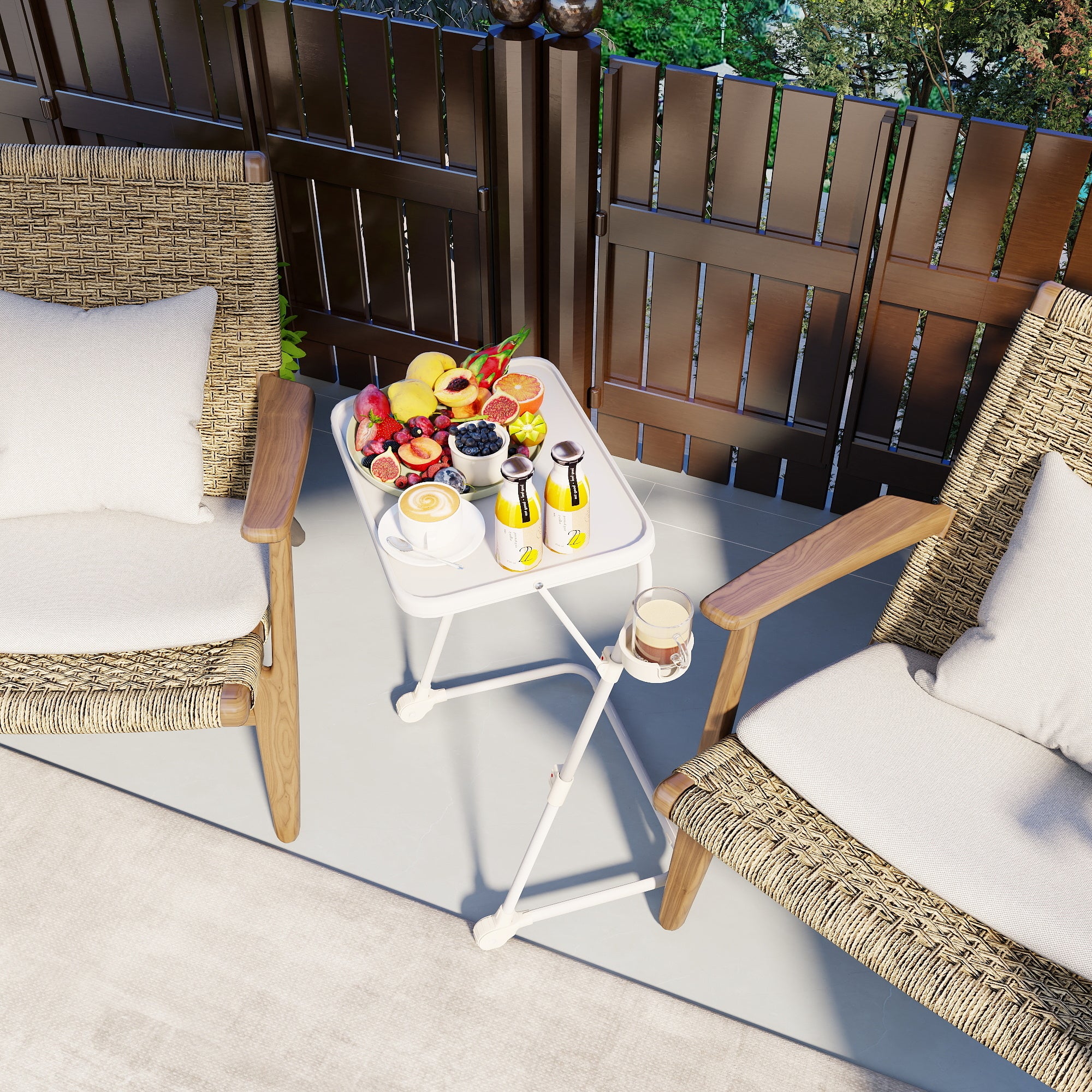 Baseline Adjustable Folding Table Desk for Gaming, Work & Study