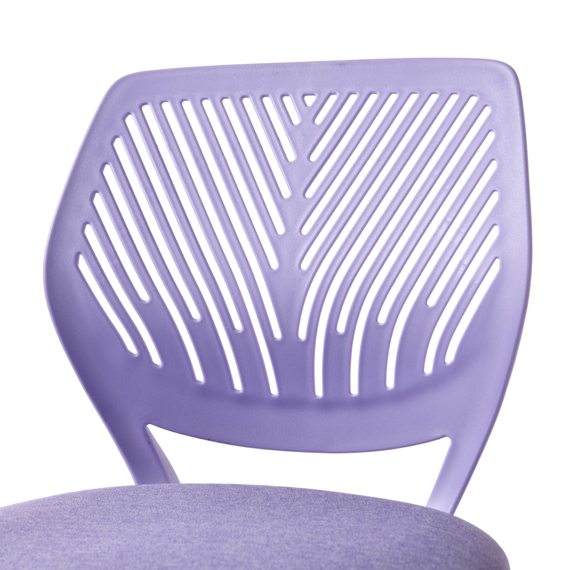 Homy Casa CARNATION IRIS PURPLE Office Chair "17.32" W x 15.75" D x 29.13" H Comfortable Seating for Home or Workspace