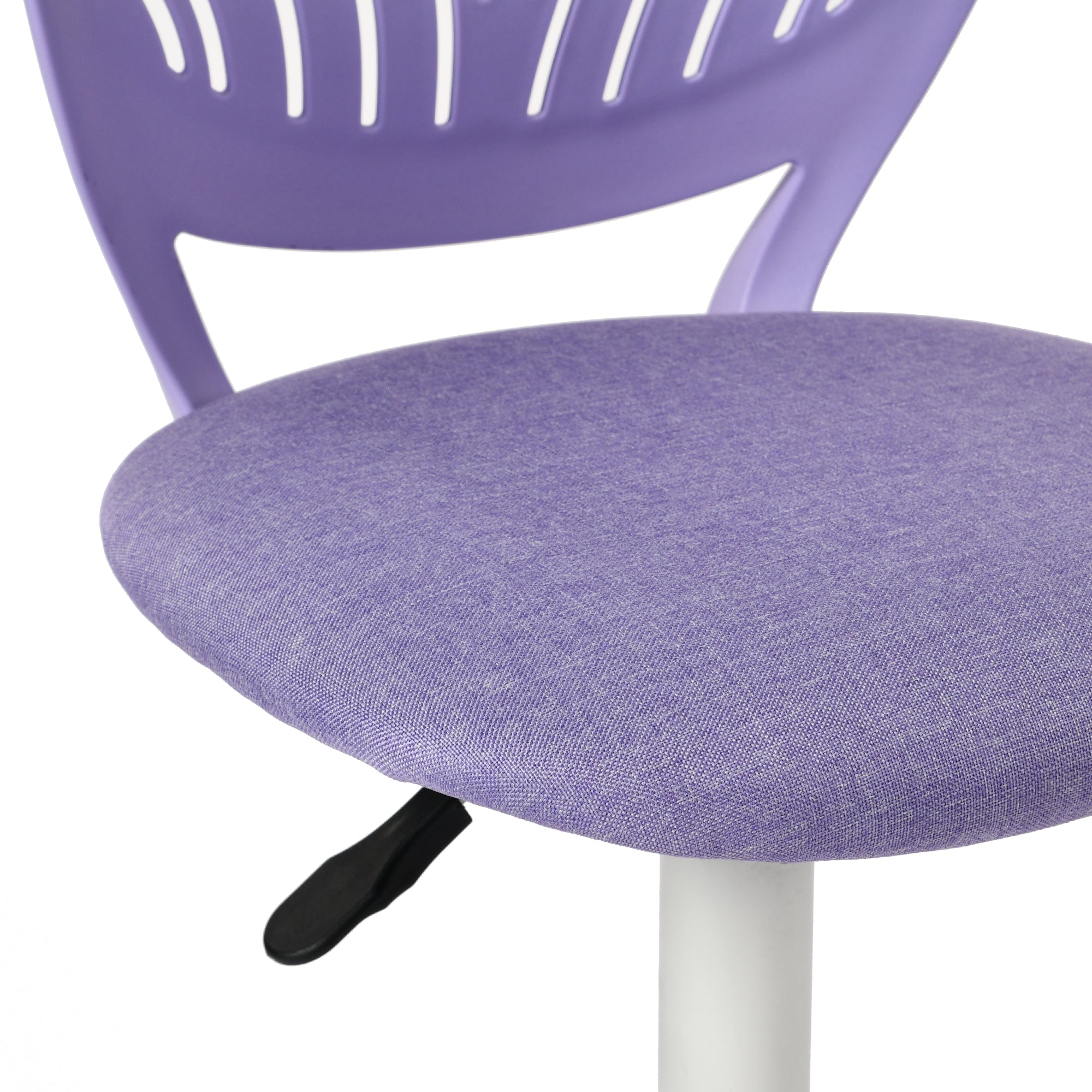 Homy Casa CARNATION IRIS PURPLE Office Chair "17.32" W x 15.75" D x 29.13" H Comfortable Seating for Home or Workspace