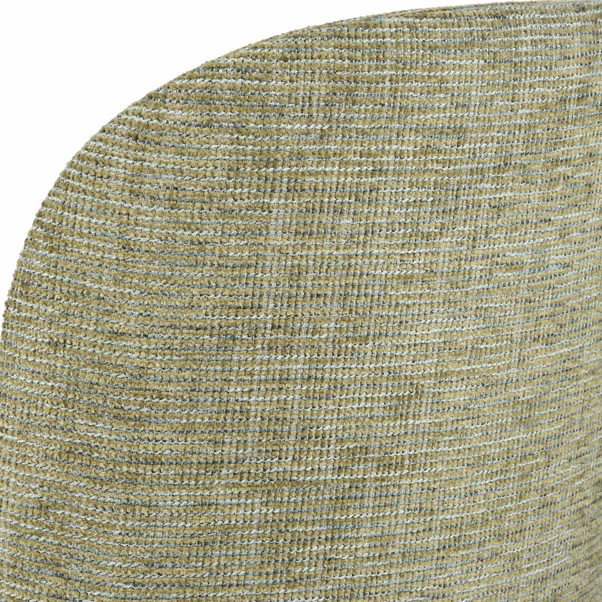 Elba Mid-Century Curved Back Upholstered Dining Chairs with Metal Legs Set of 4