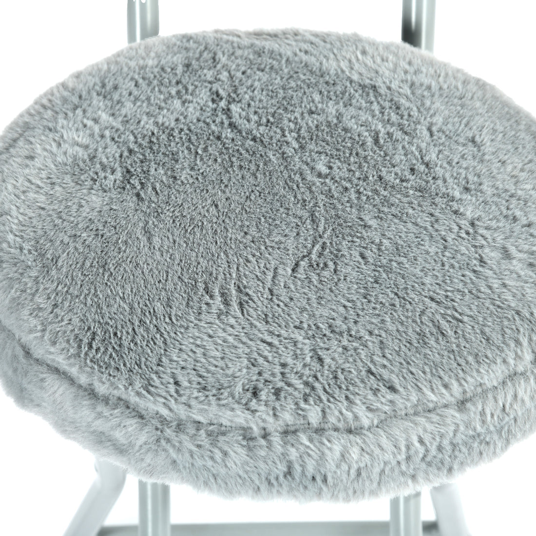 Plush Faux Fur Seat
