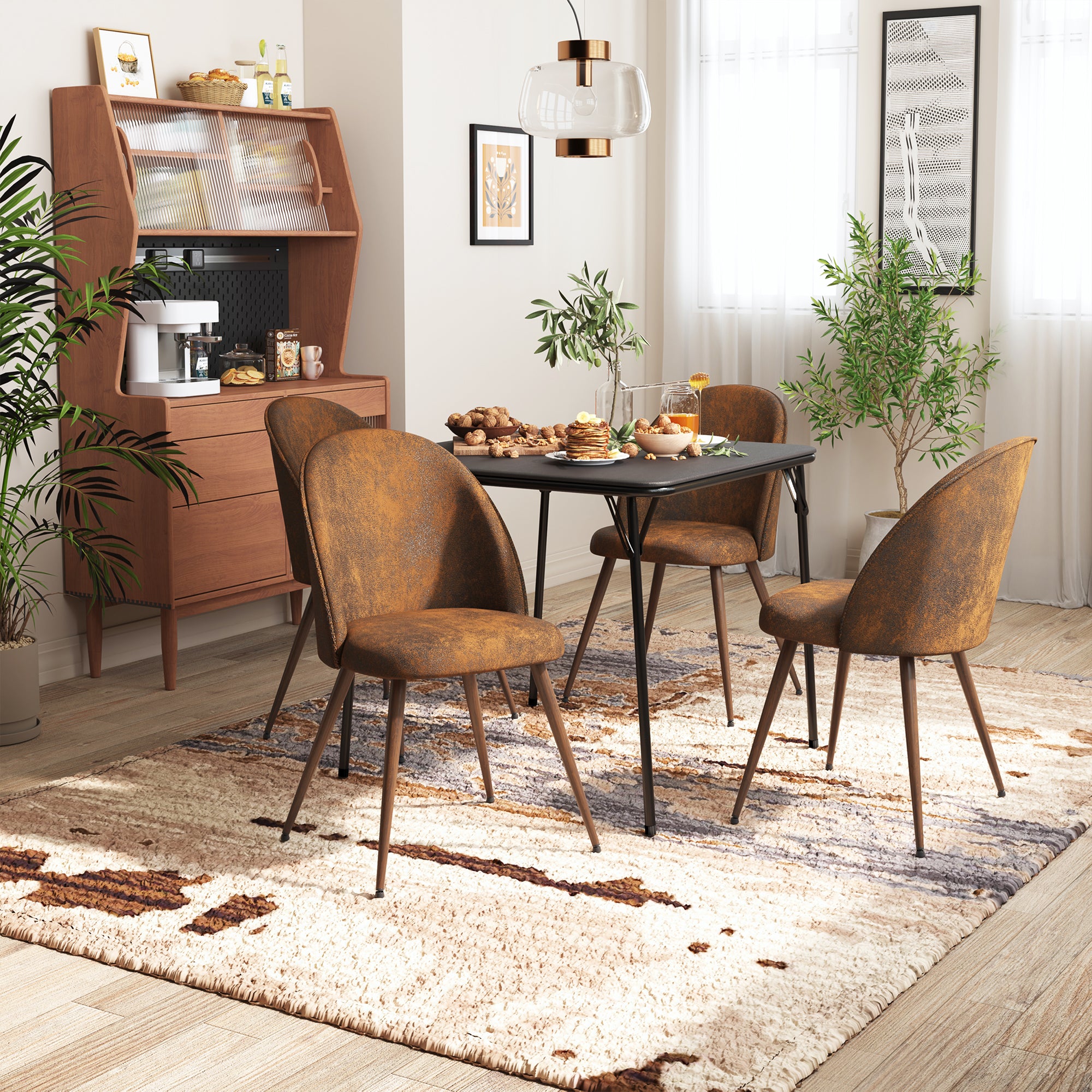 Fern 34" Folding Table Compact Space Saving