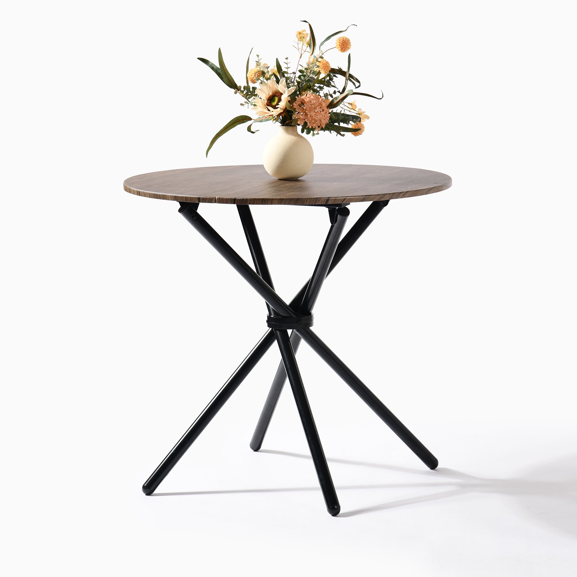 Fontana Modern 31.5" Wooden Round Dining Table