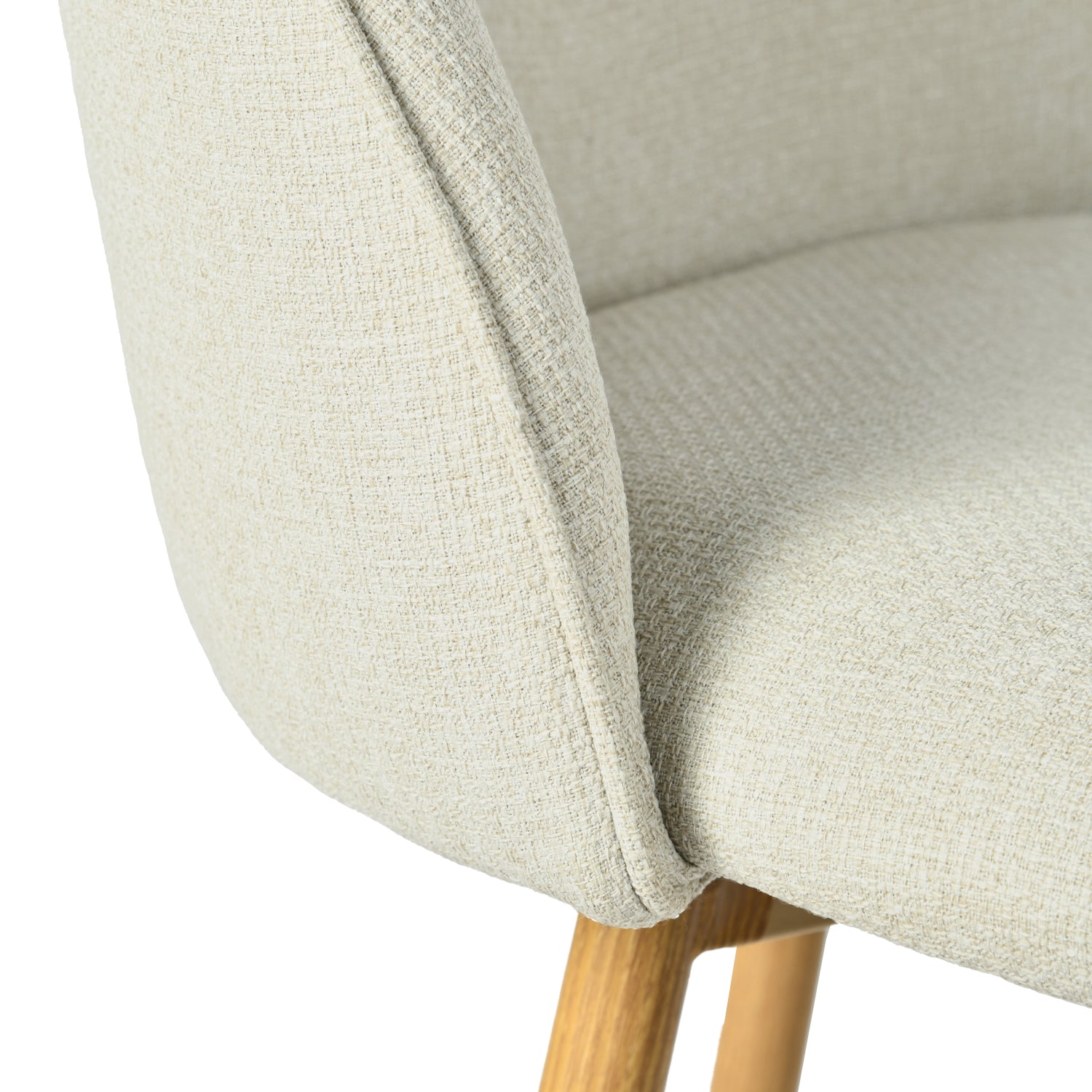 HASEEB 26" Swivel Counter Height Bar Stools Set of 2 with Performance Fabric