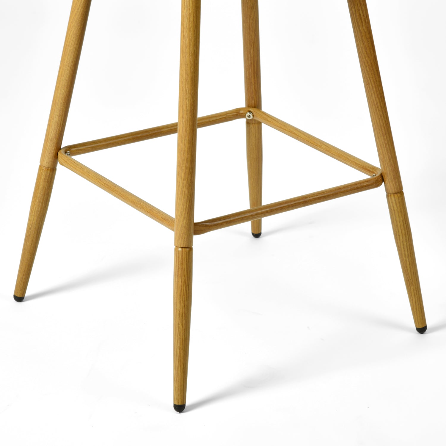 HASEEB 26" Swivel Counter Height Bar Stools Set of 3 with Performance Fabric