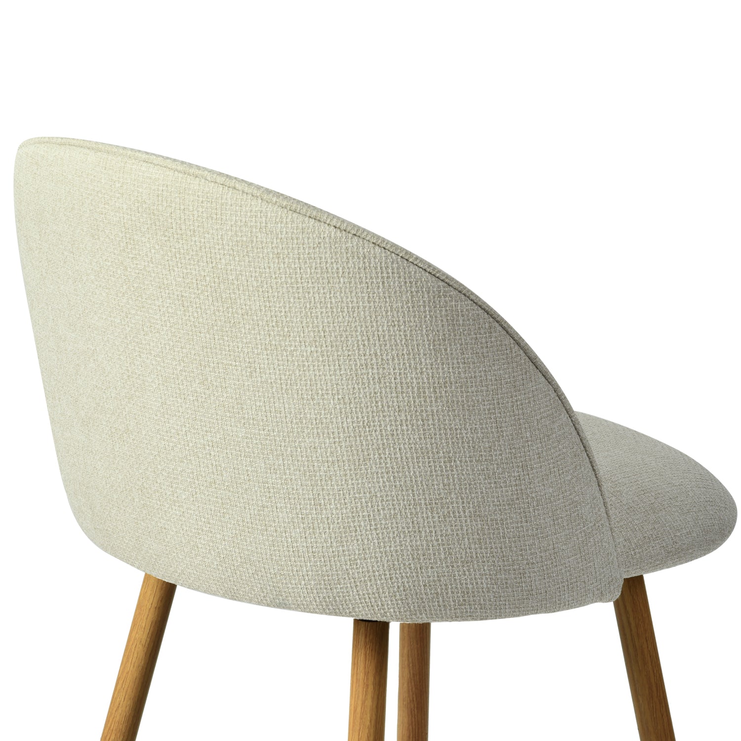 HASEEB 26" Swivel Counter Height Bar Stools Set of 2 with Performance Fabric