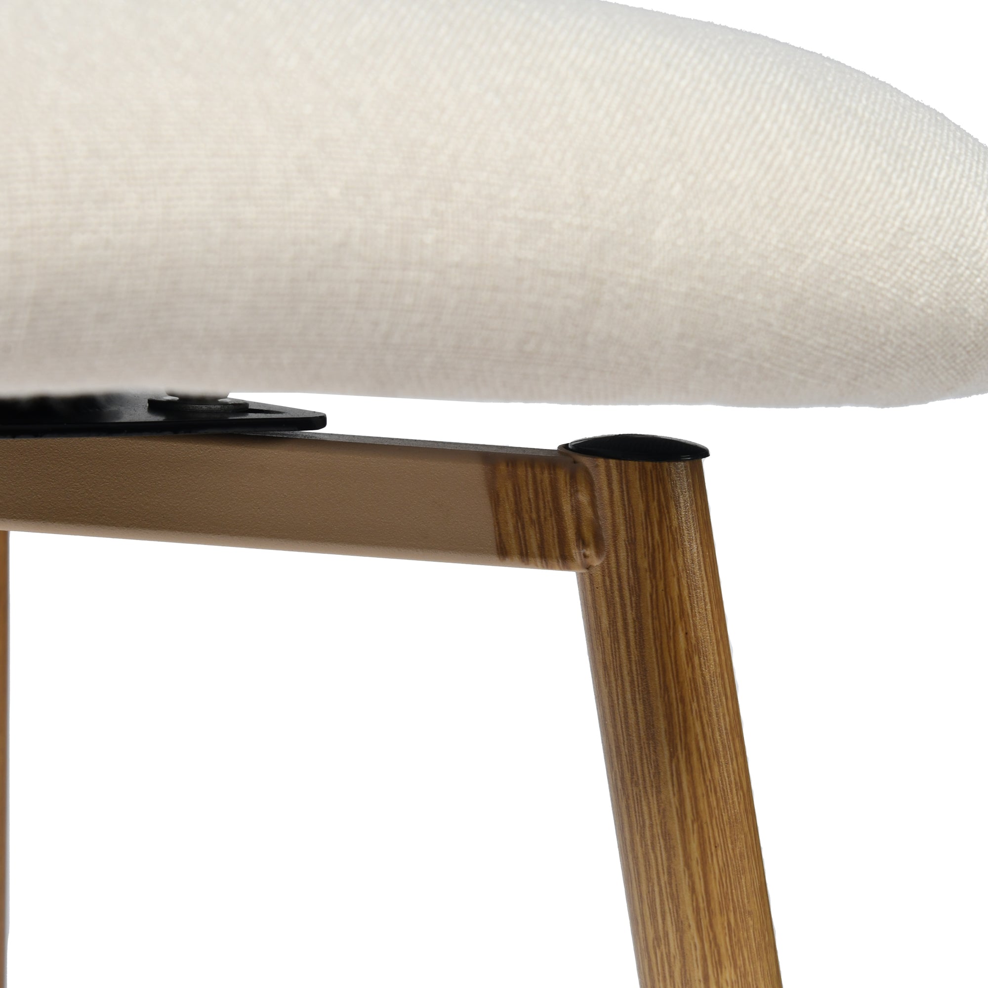 HASEEB 26" Swivel Counter Height Bar Stools Set of 2