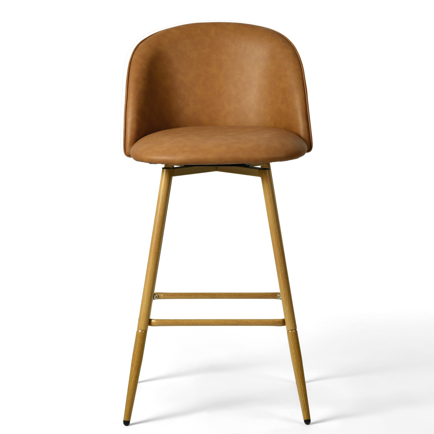 HASEEB 26" Swivel Counter Height Bar Stools Set of 2