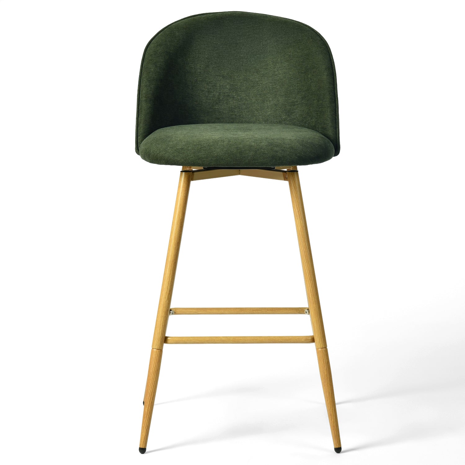 HASEEB 26" Swivel Counter Height Bar Stools Set of 2