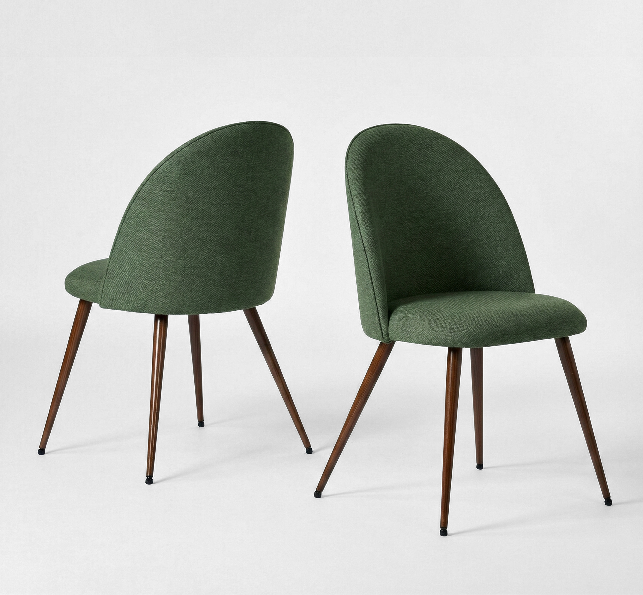 eBay Haven High Back Fabric Upholsted Dining Chair Set of 2