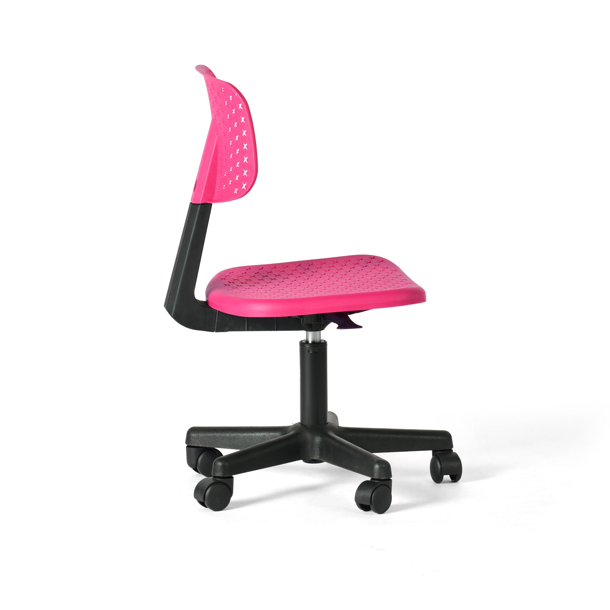 Irene Adjustable Swivel Study Chair with Ergonomic Design Pink