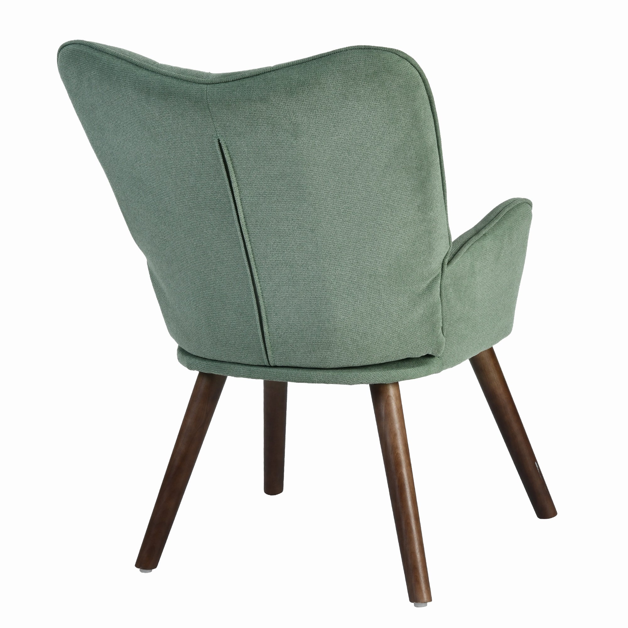 Kanas Wingback Accent Chair Fabric Upholstered Arm Chair