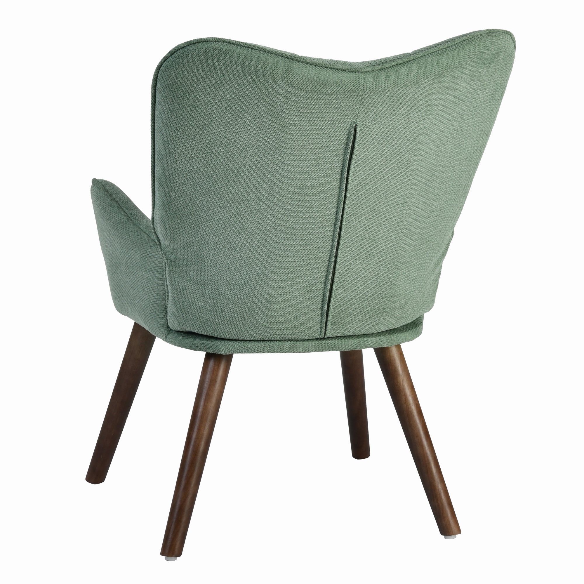 Kanas Wingback Accent Chair Fabric Upholstered Arm Chair