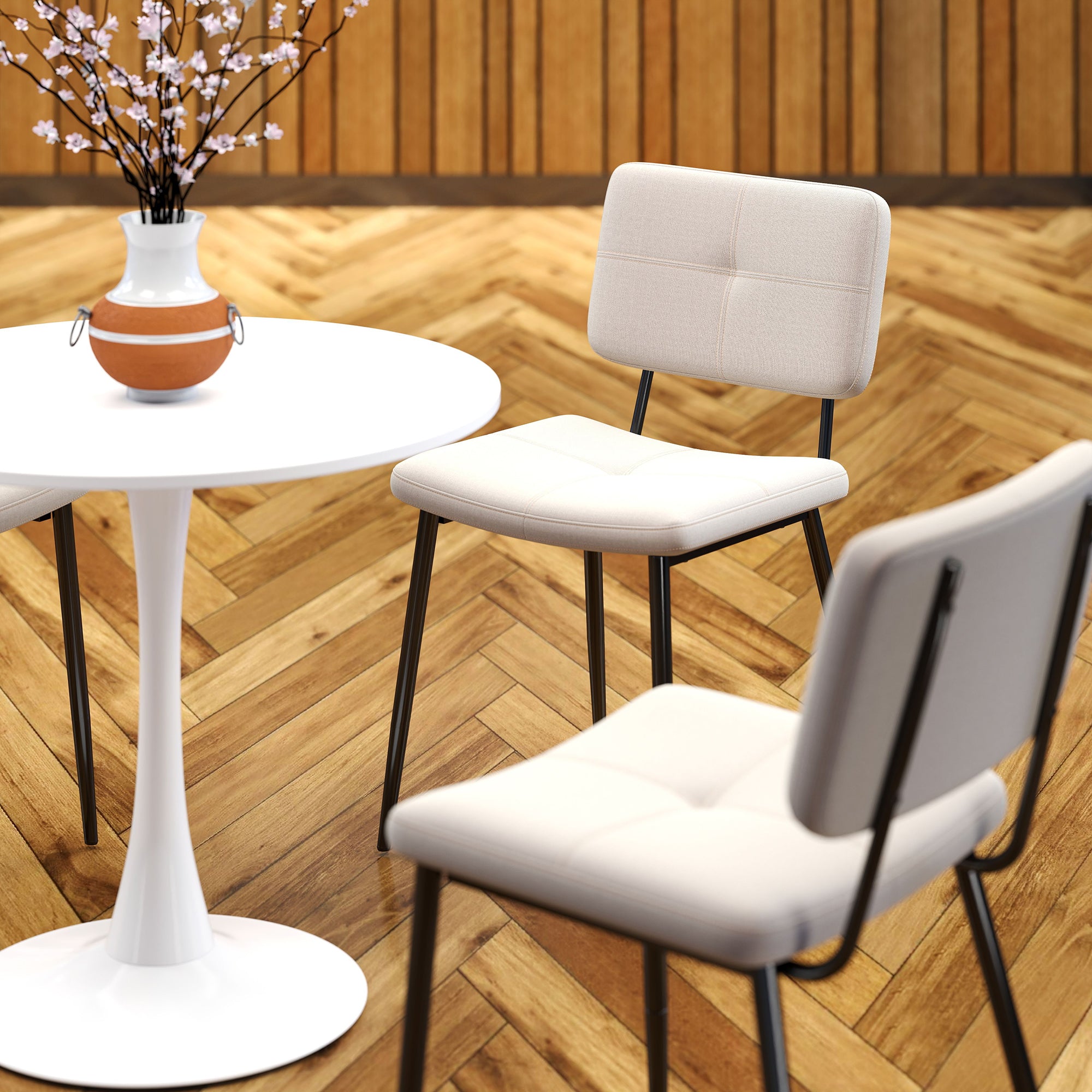 Pomona Upholstered Dining Chairs Set of 4