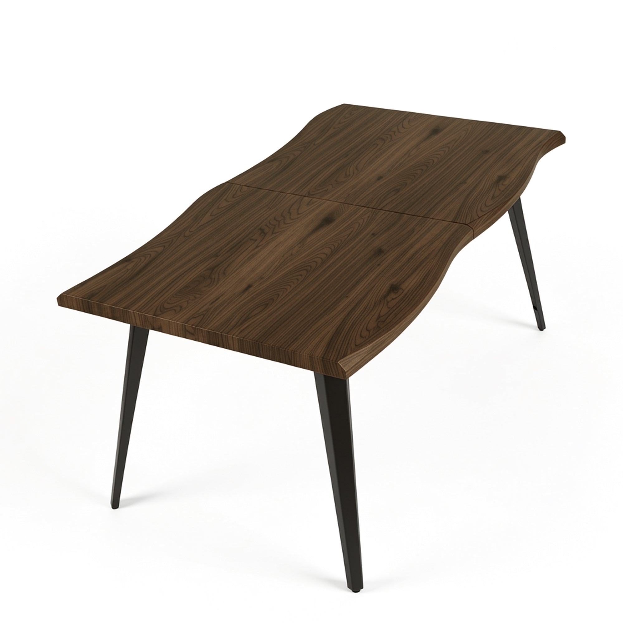 LANCELOT 63" Farmehouse Dining Table with Wave Edge