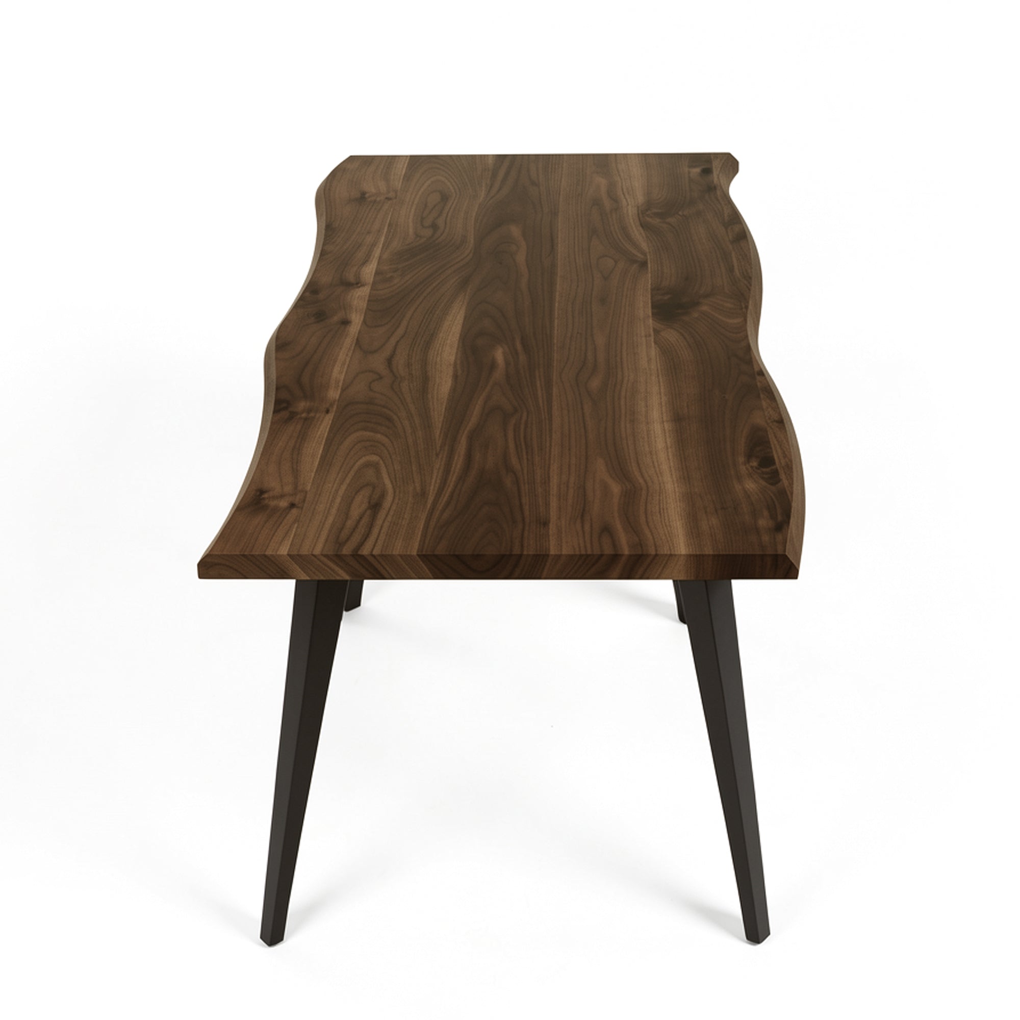LANCELOT 63" Farmehouse Dining Table with Wave Edge