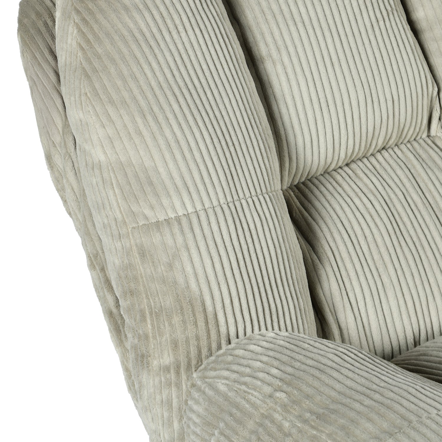 Lithops Corduroy Rocking Chair Modern Fabric Accent Chair
