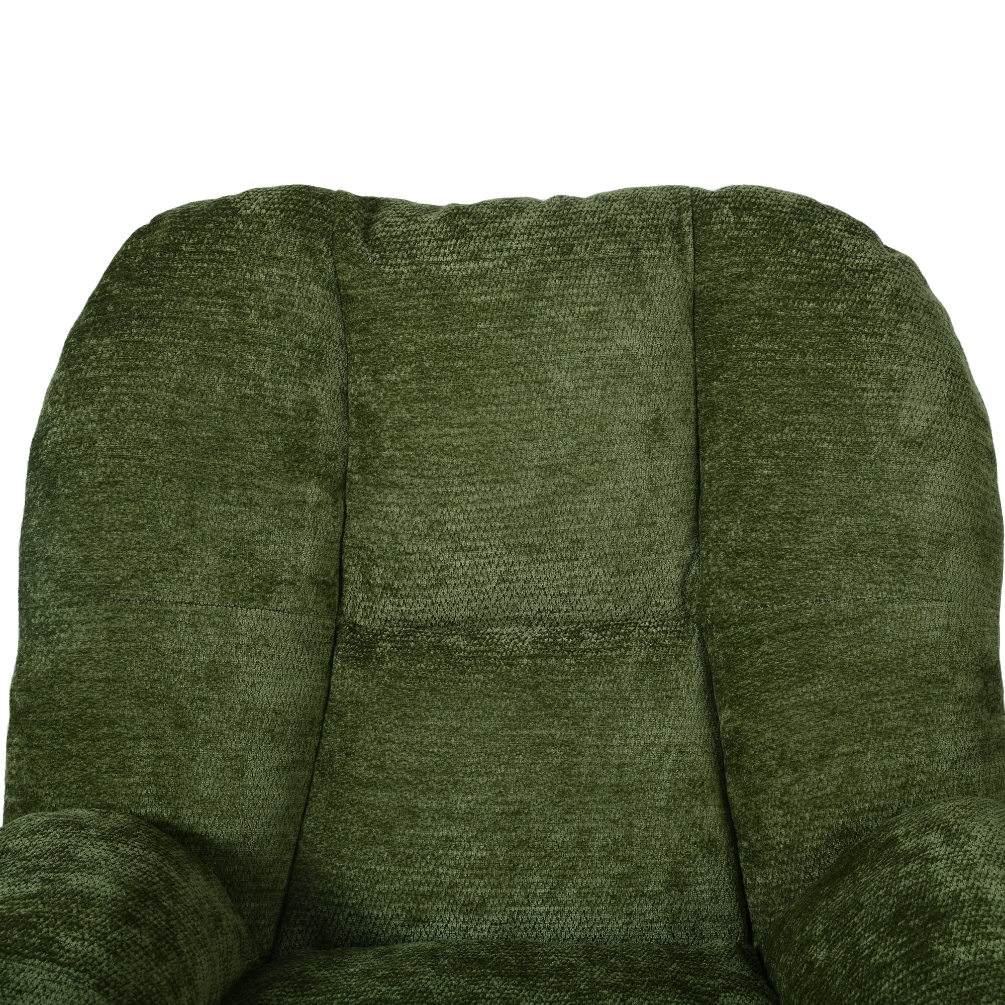 Homy Casa LITHOPS GREEN Rock Chair Modern Fabric Armchair for Living Room or Bedroom